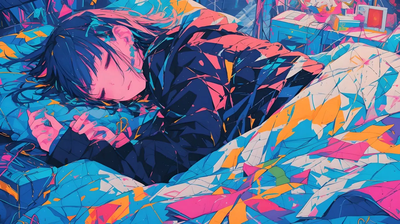 动漫 少女 睡梦中 炫酷 壁纸预览