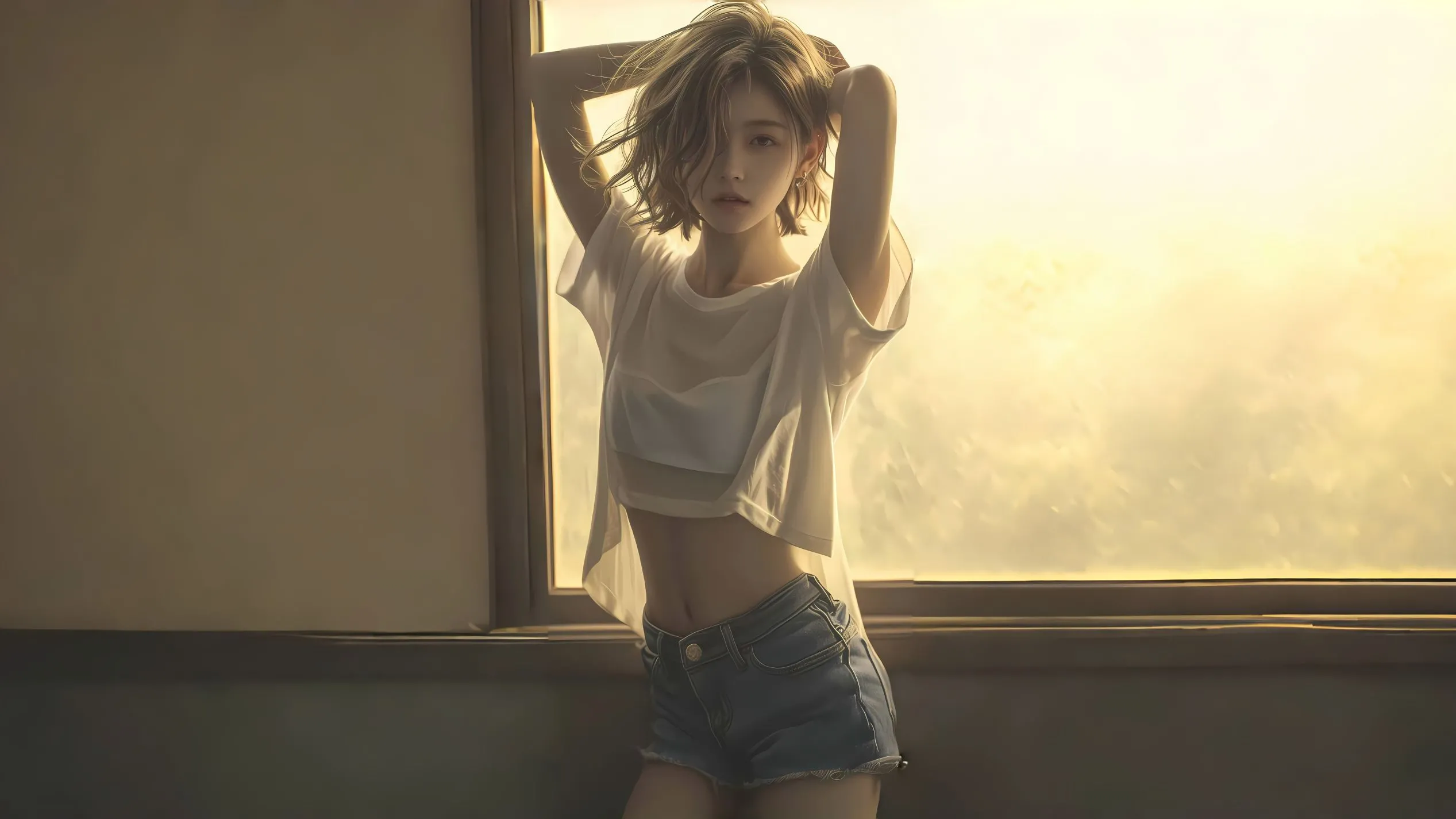 美女 清冷美女 诱惑 氛围感 壁纸预览