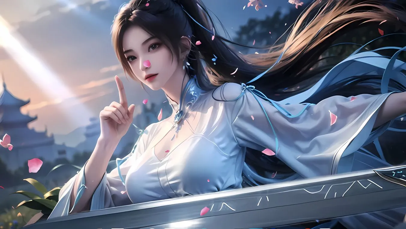 美女 清冷美女 动漫少女 女侠客 壁纸预览
