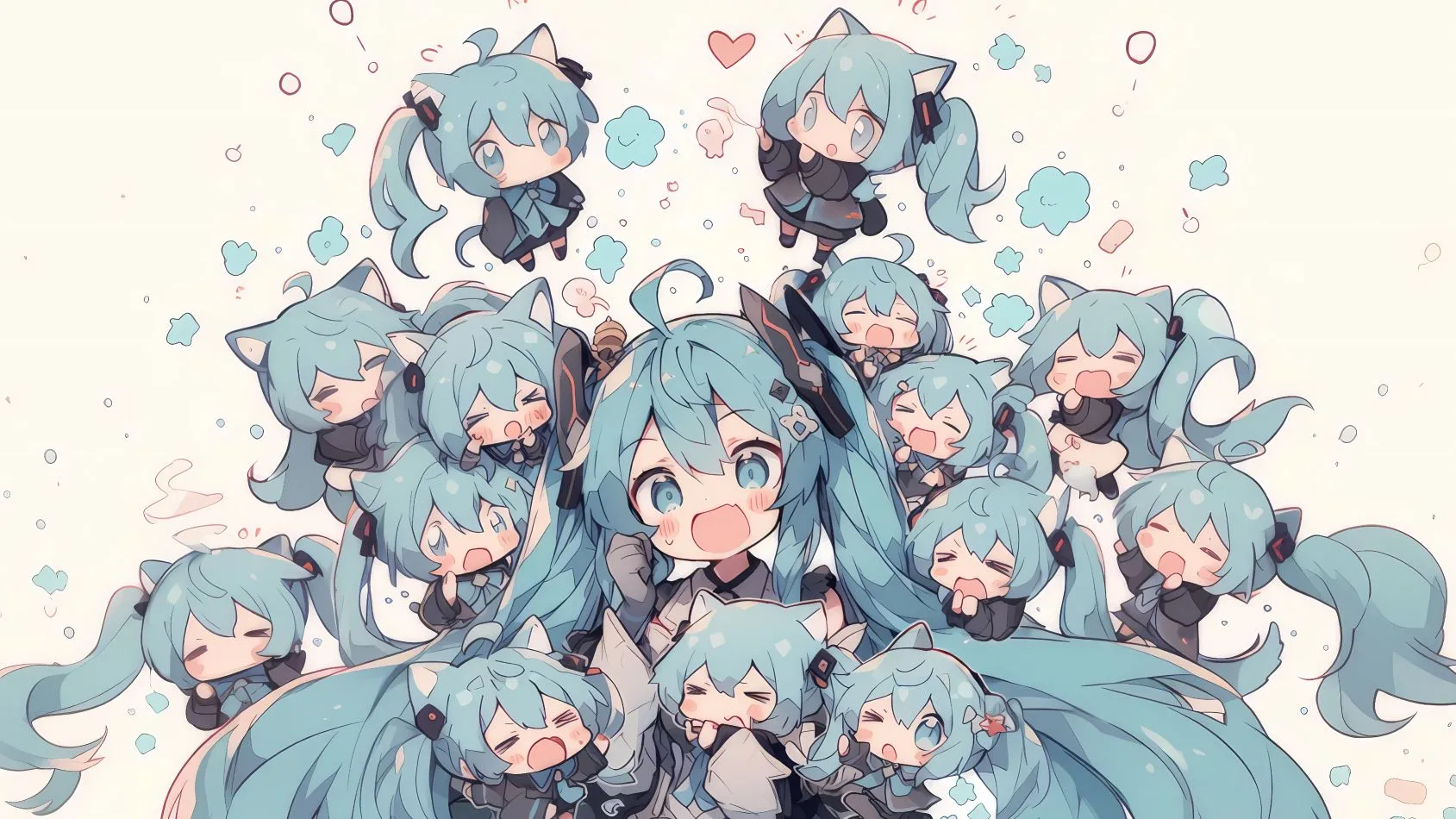 动漫 可爱 初音未来 日本 壁纸预览