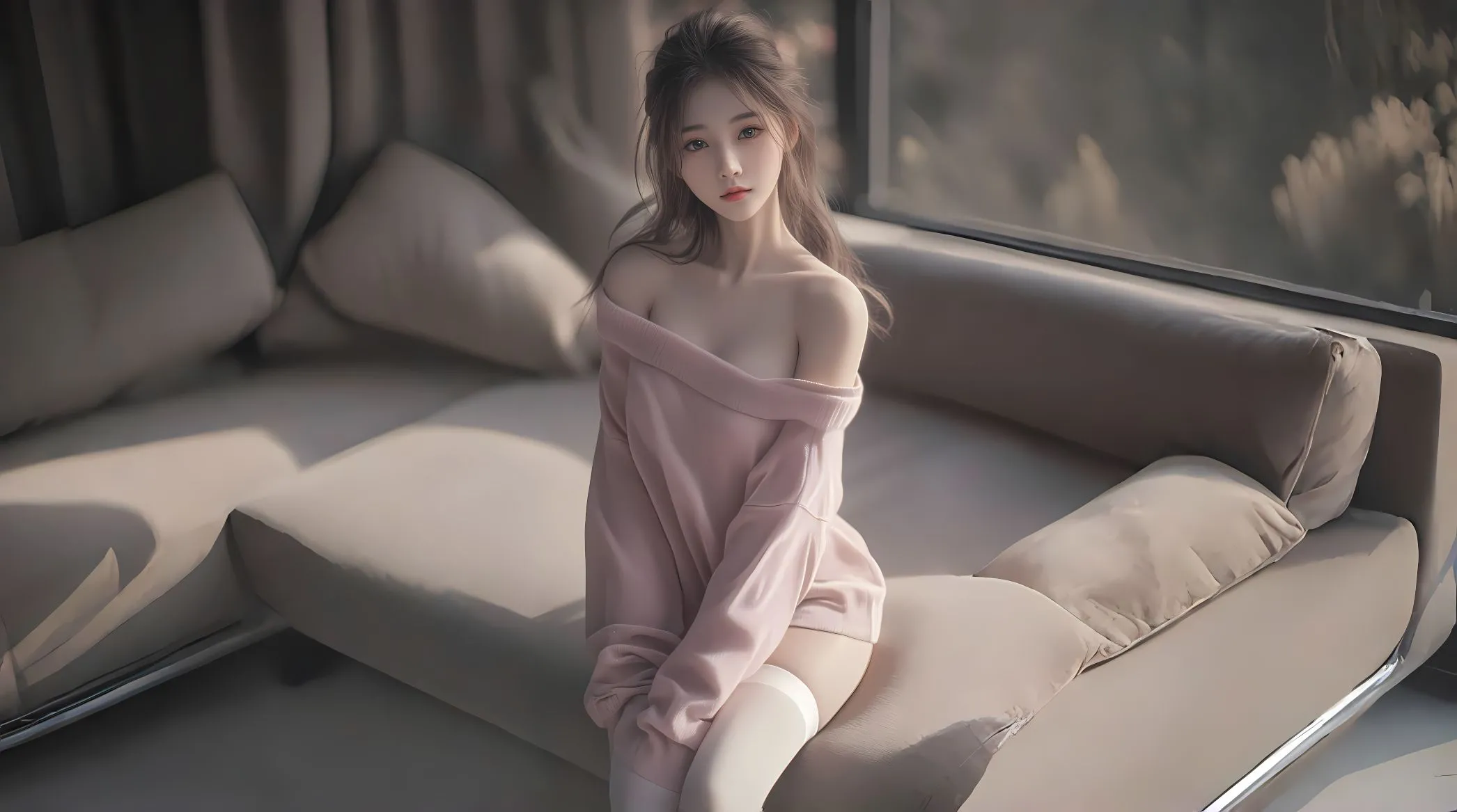 房间 清纯少女 温柔知性少女 动漫 壁纸预览