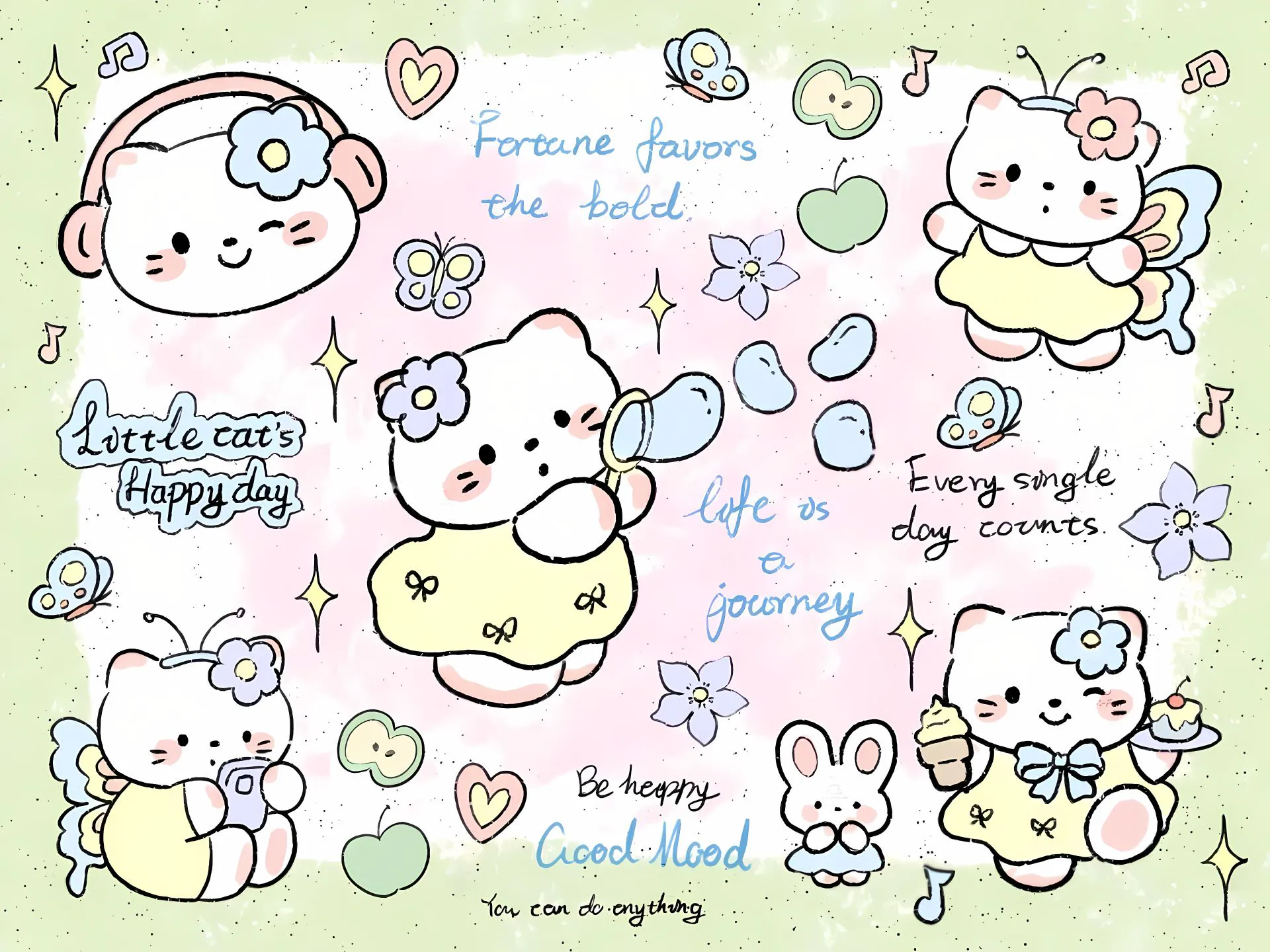 卡通 可爱 helloKitty 壁纸预览