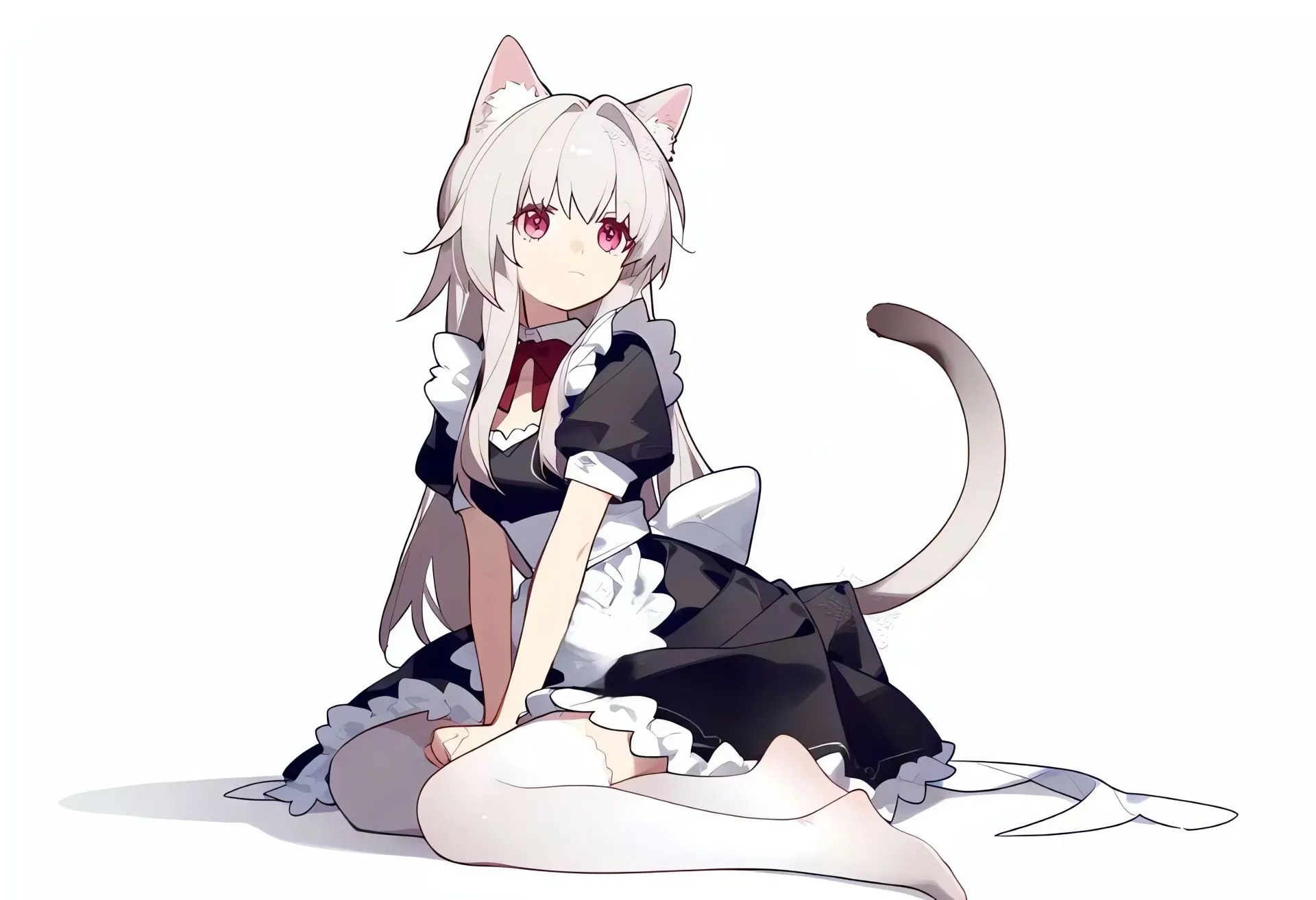 美女 二次元 动漫 元气少女 猫耳少女 壁纸预览