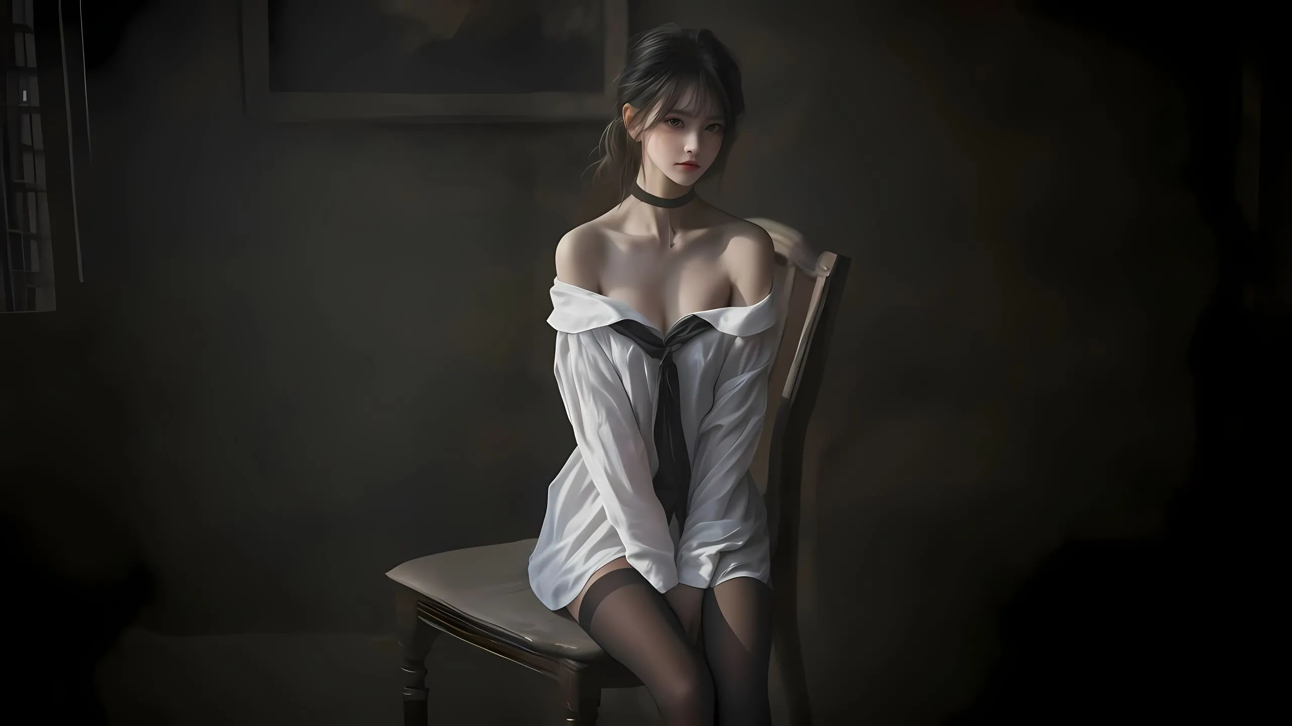 黑丝少女 诱惑 清冷美女 动漫 壁纸预览