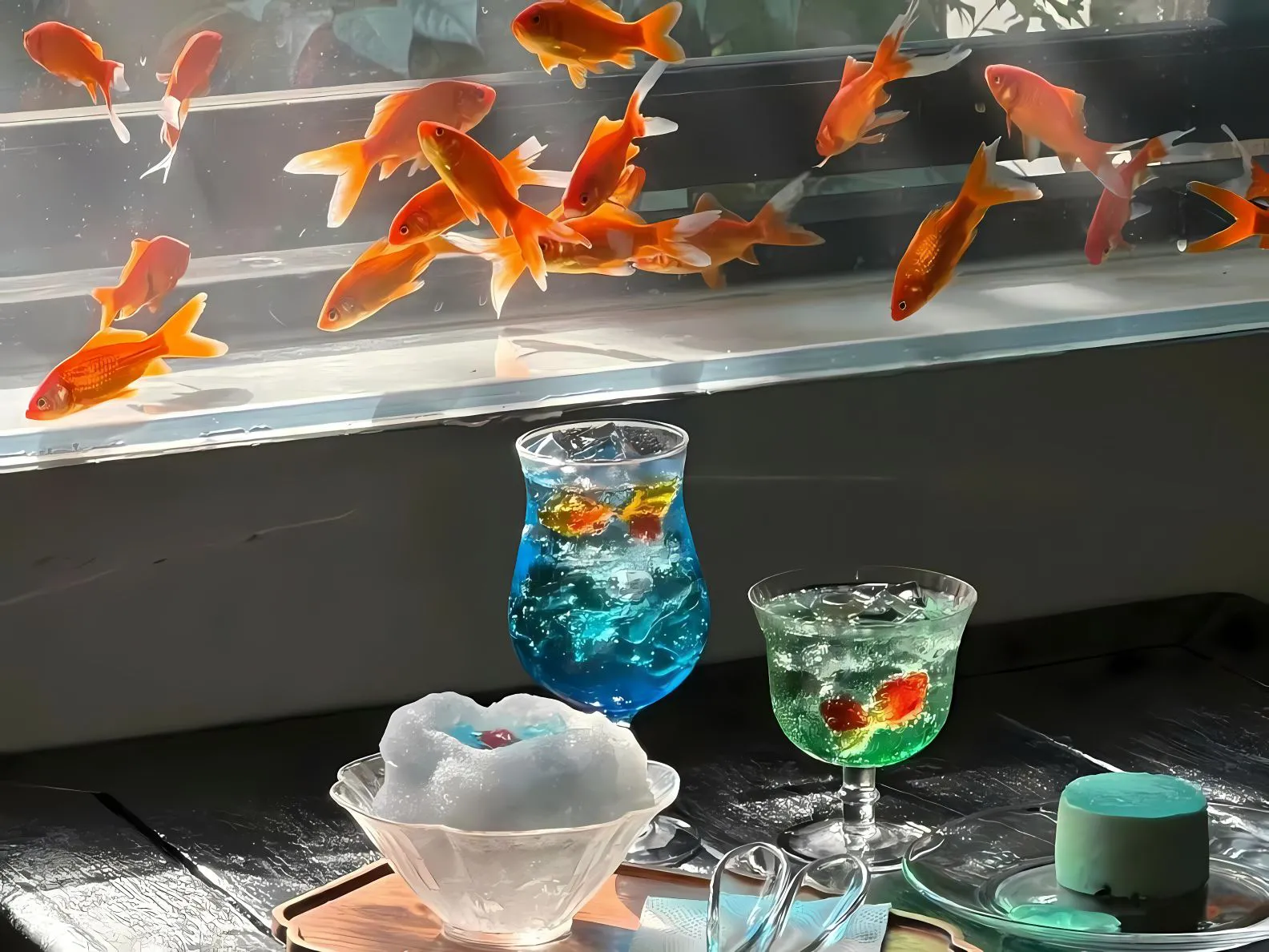 风景 氛围感 ins风 金鱼 壁纸预览