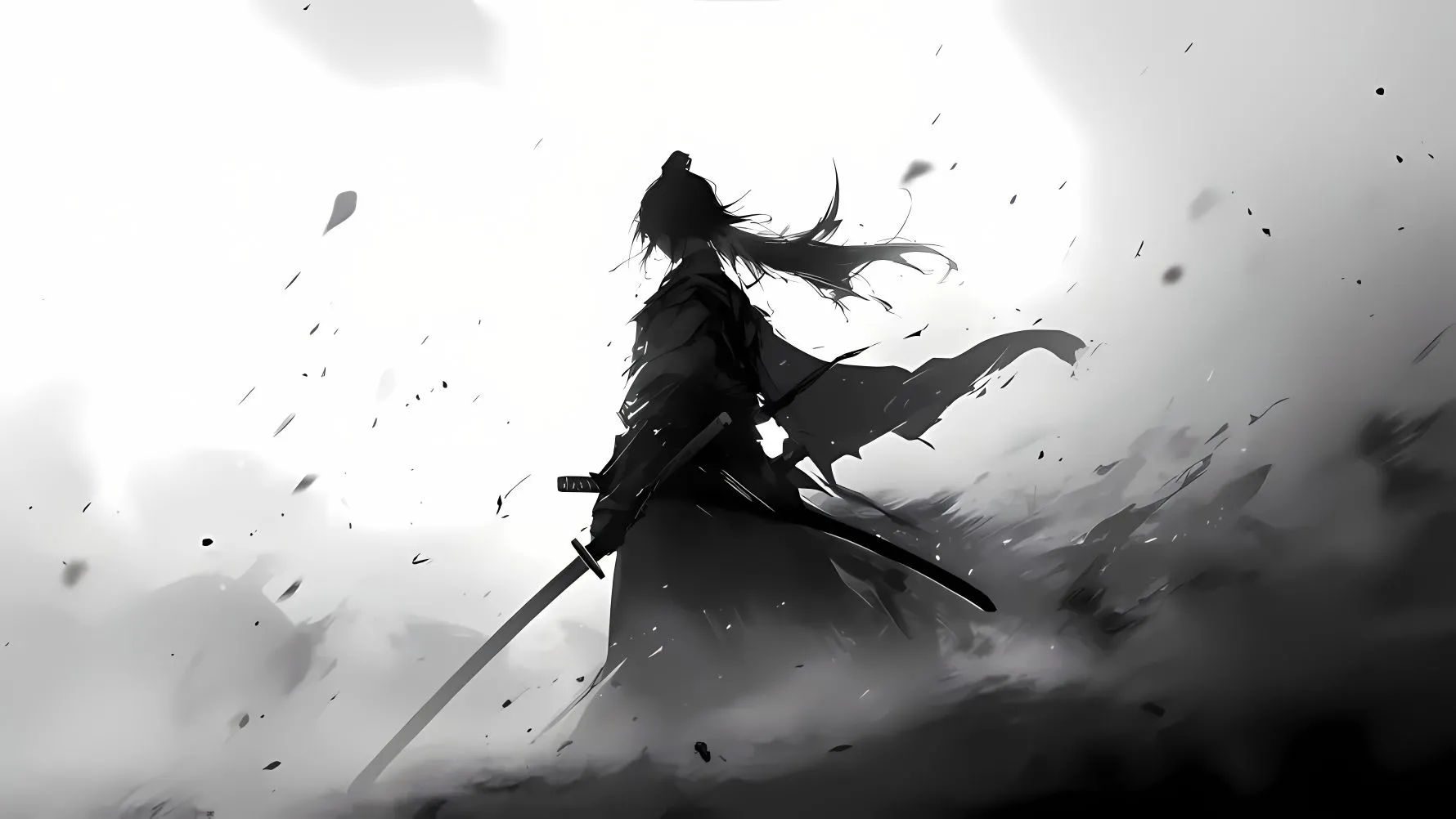 ins风 水墨画 古风 插画 壁纸预览