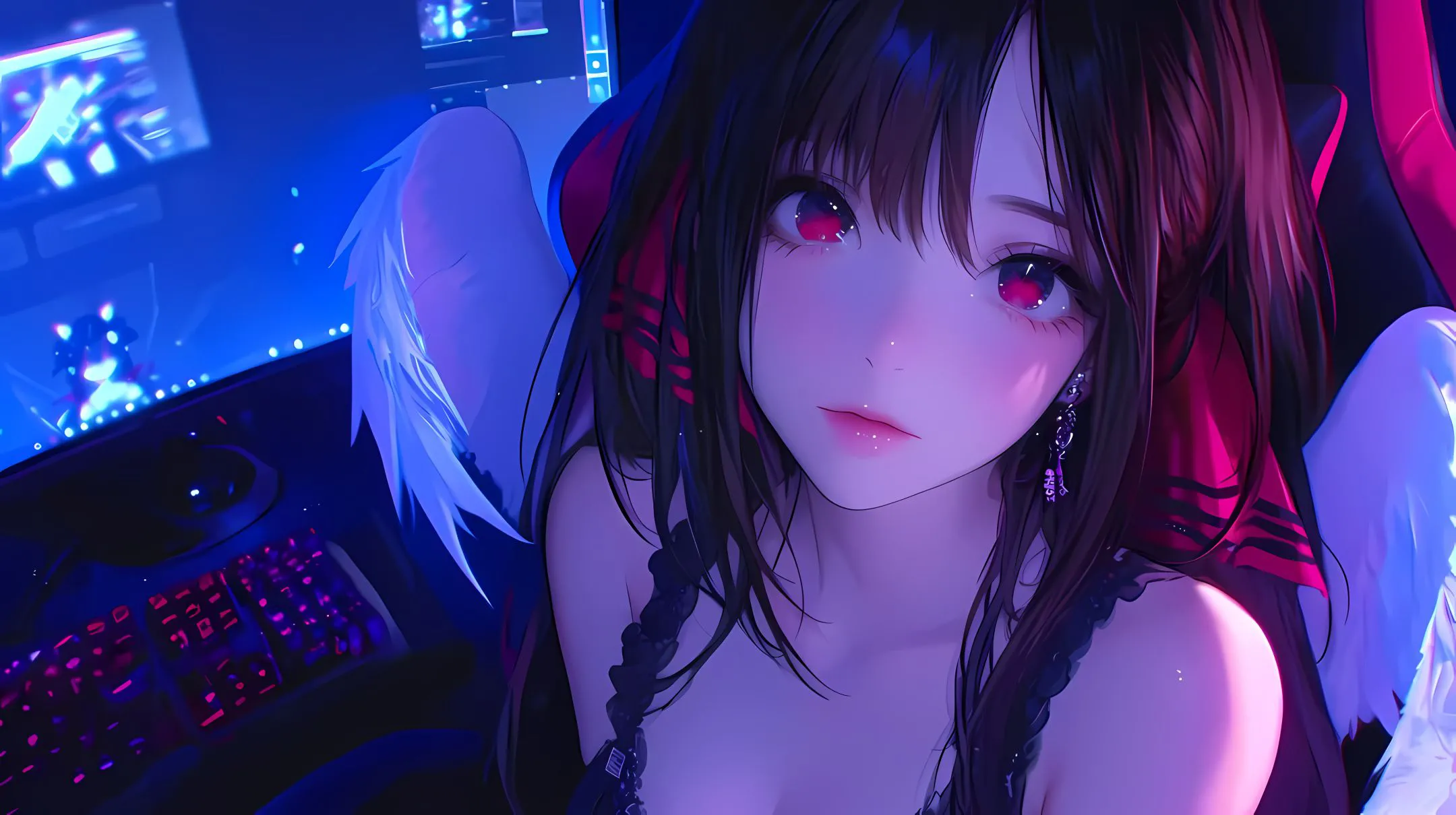 动漫 好看 元气少女 美美哒 氛围感 壁纸预览