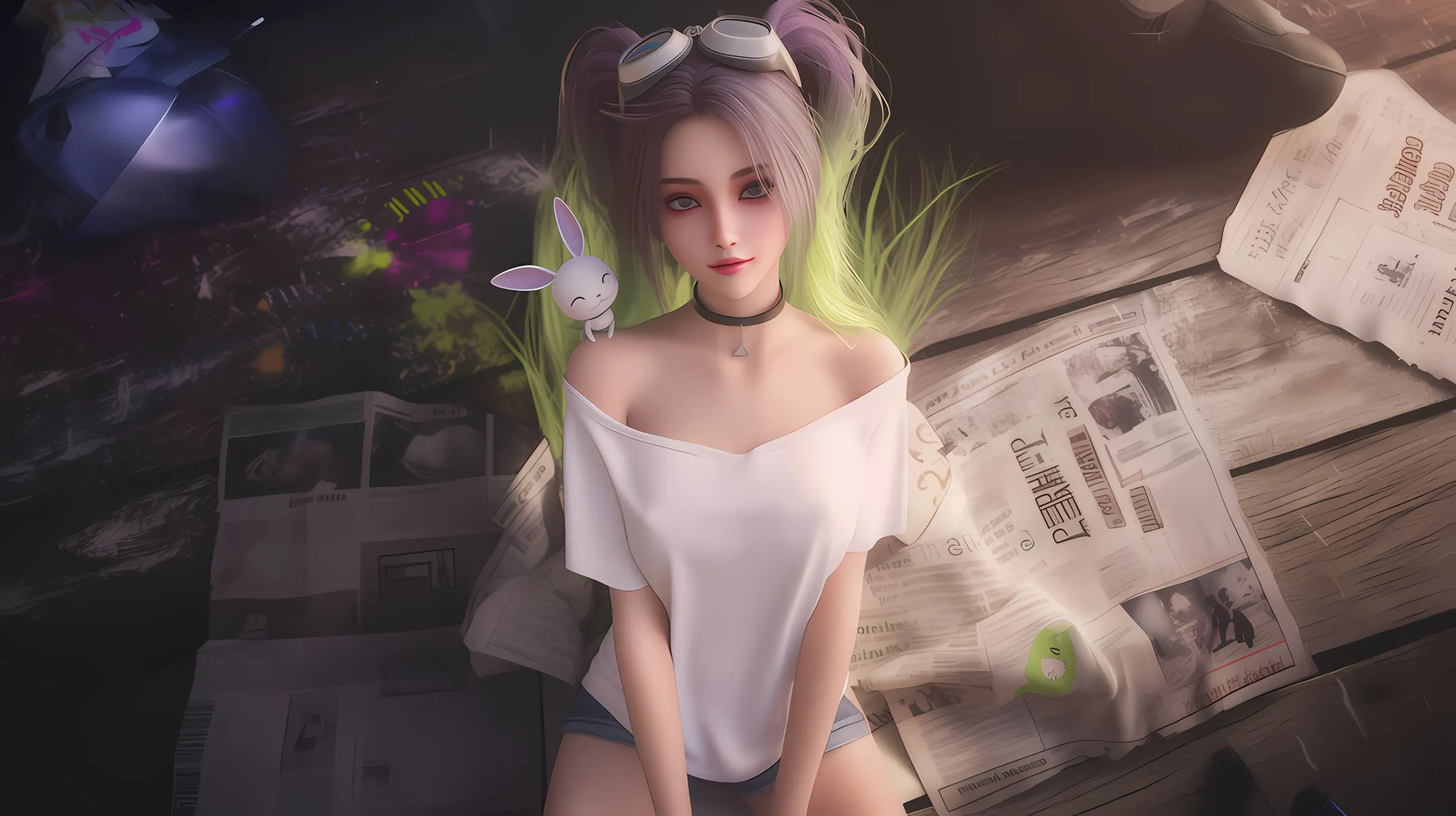 动漫 可爱 二次元 清纯美女 壁纸预览