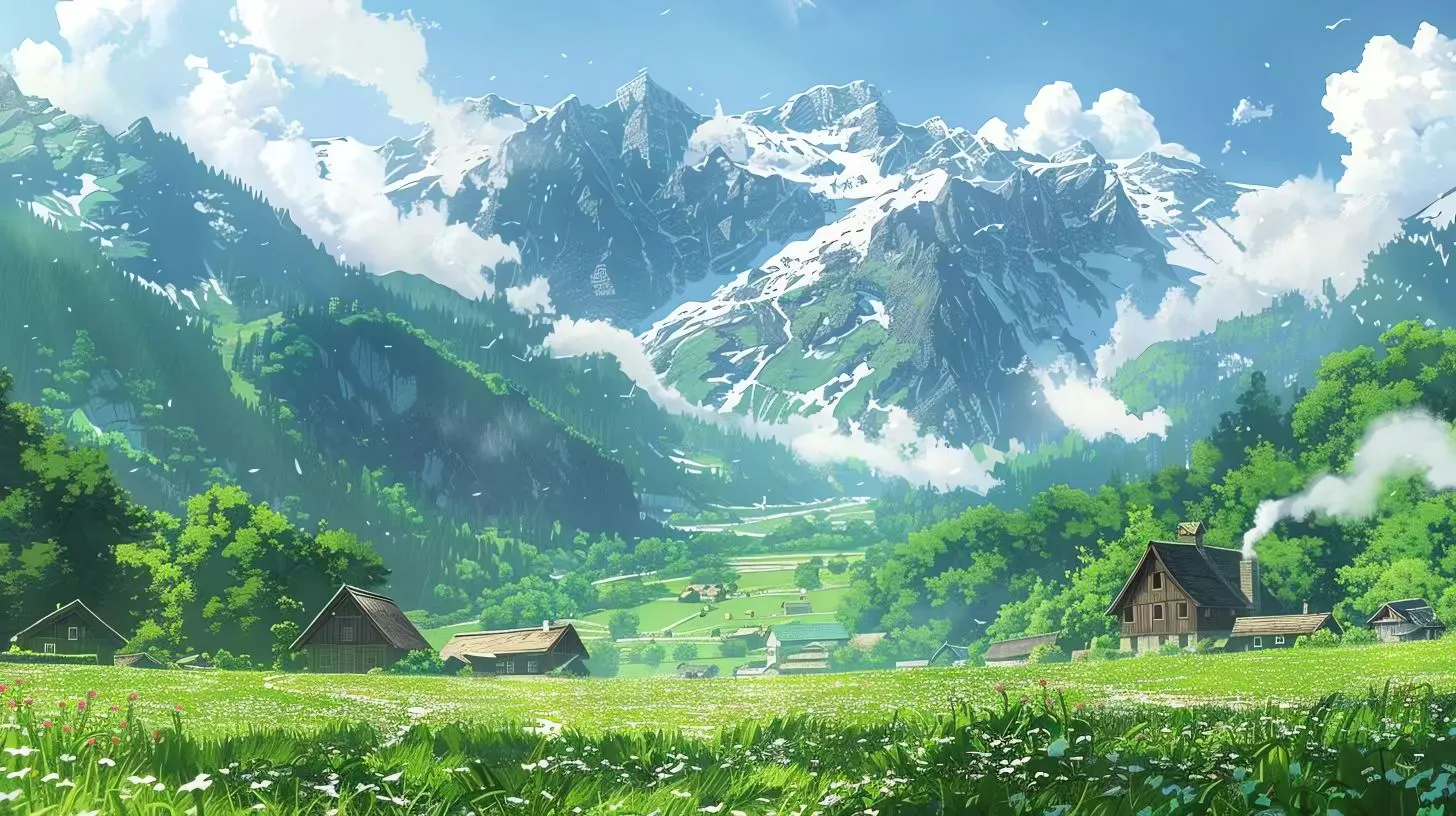 风景 绝美 绿色 草原 壁纸预览
