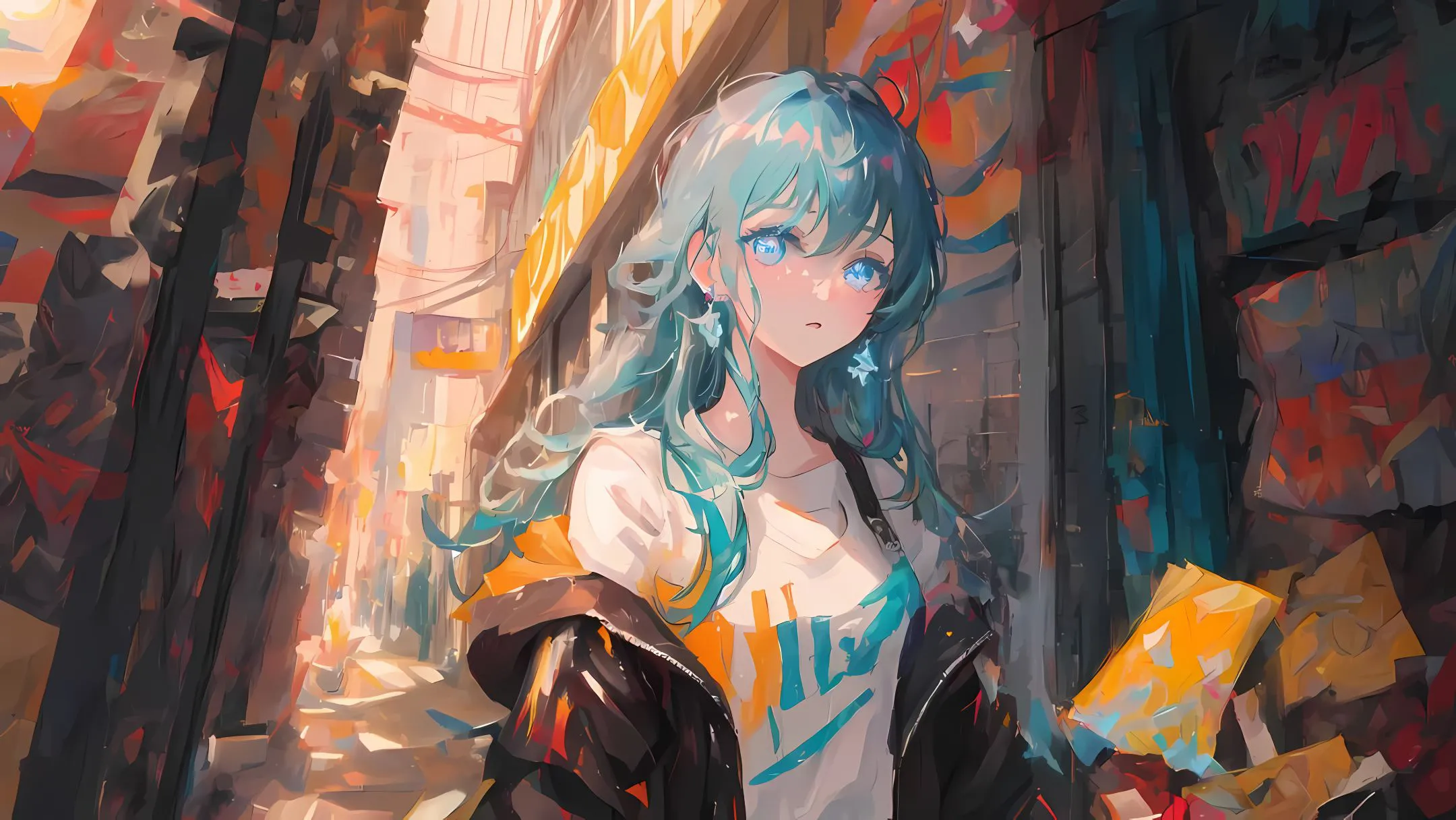 动漫 二次元 可爱 清纯少女 壁纸预览