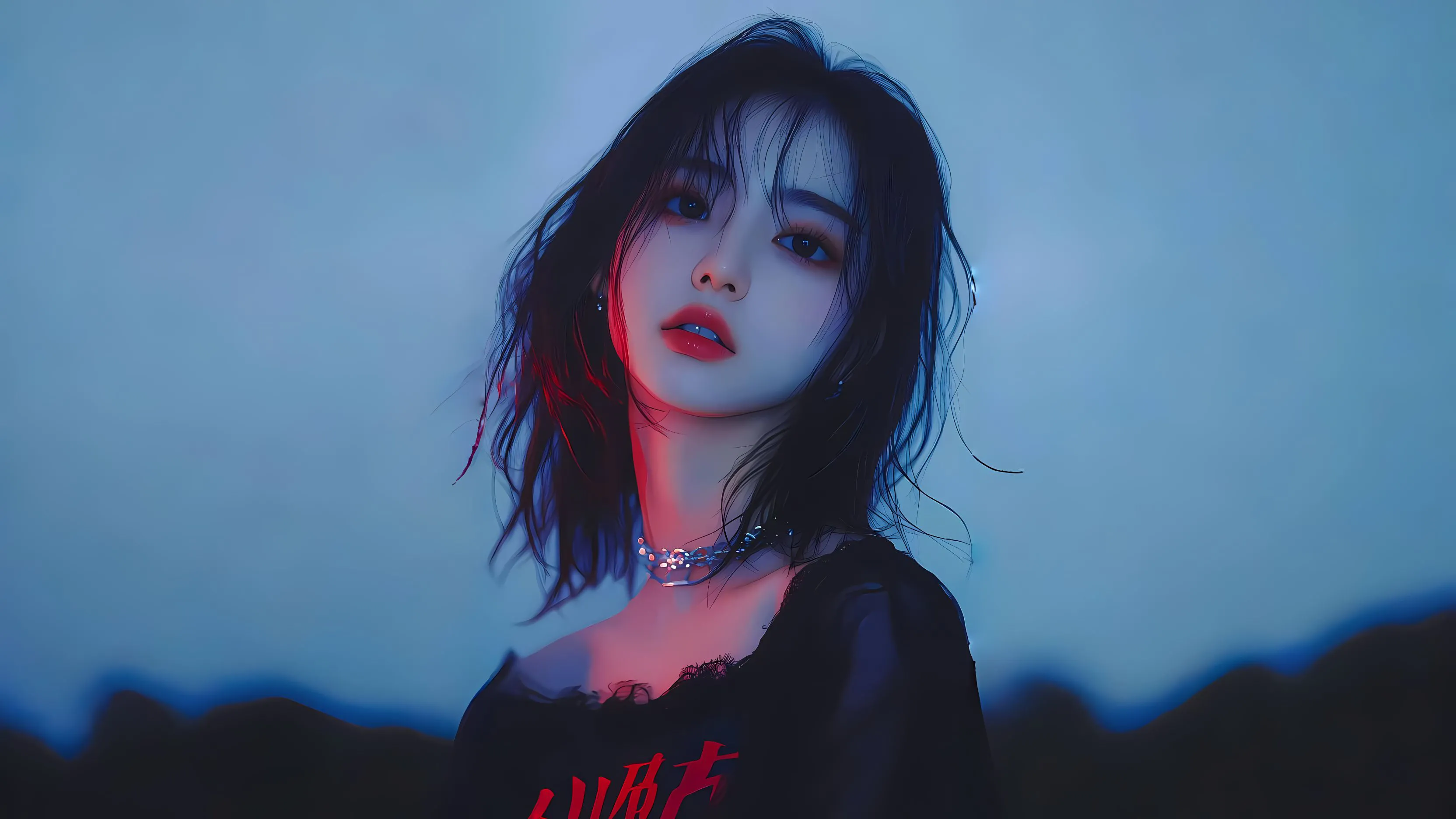 美女 高颜值 性感 氛围感写真 壁纸预览