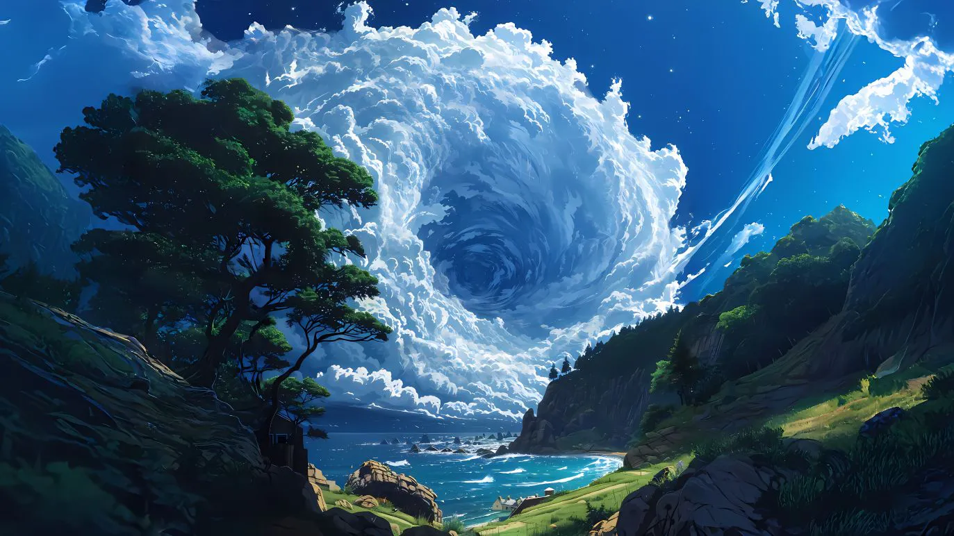 风景 超好看的风景 艺术性 台风眼 壁纸预览