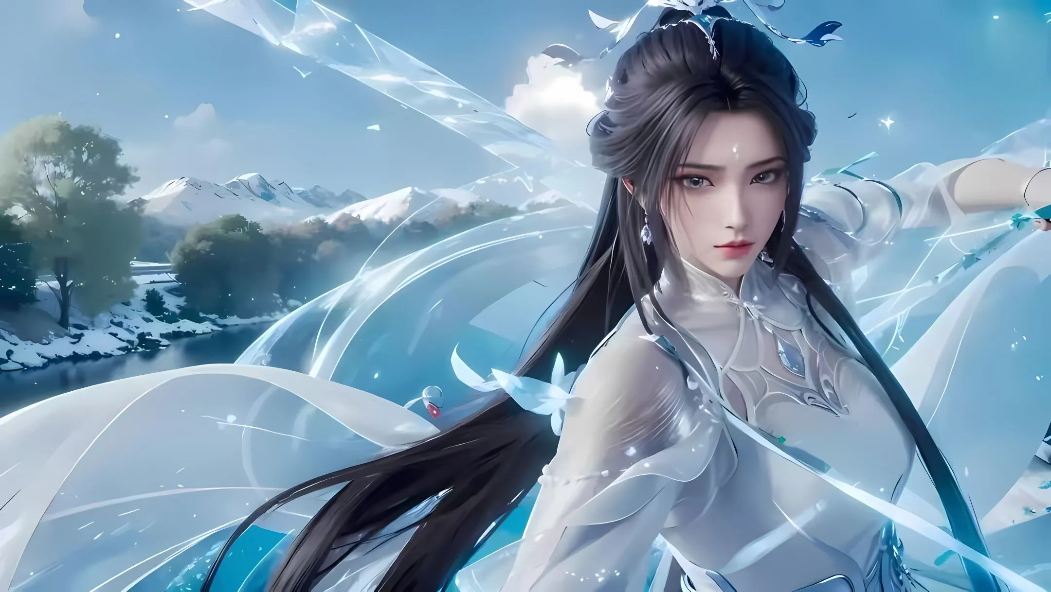 动漫 清纯美女 高颜值 唯美 陆雪琪 壁纸预览