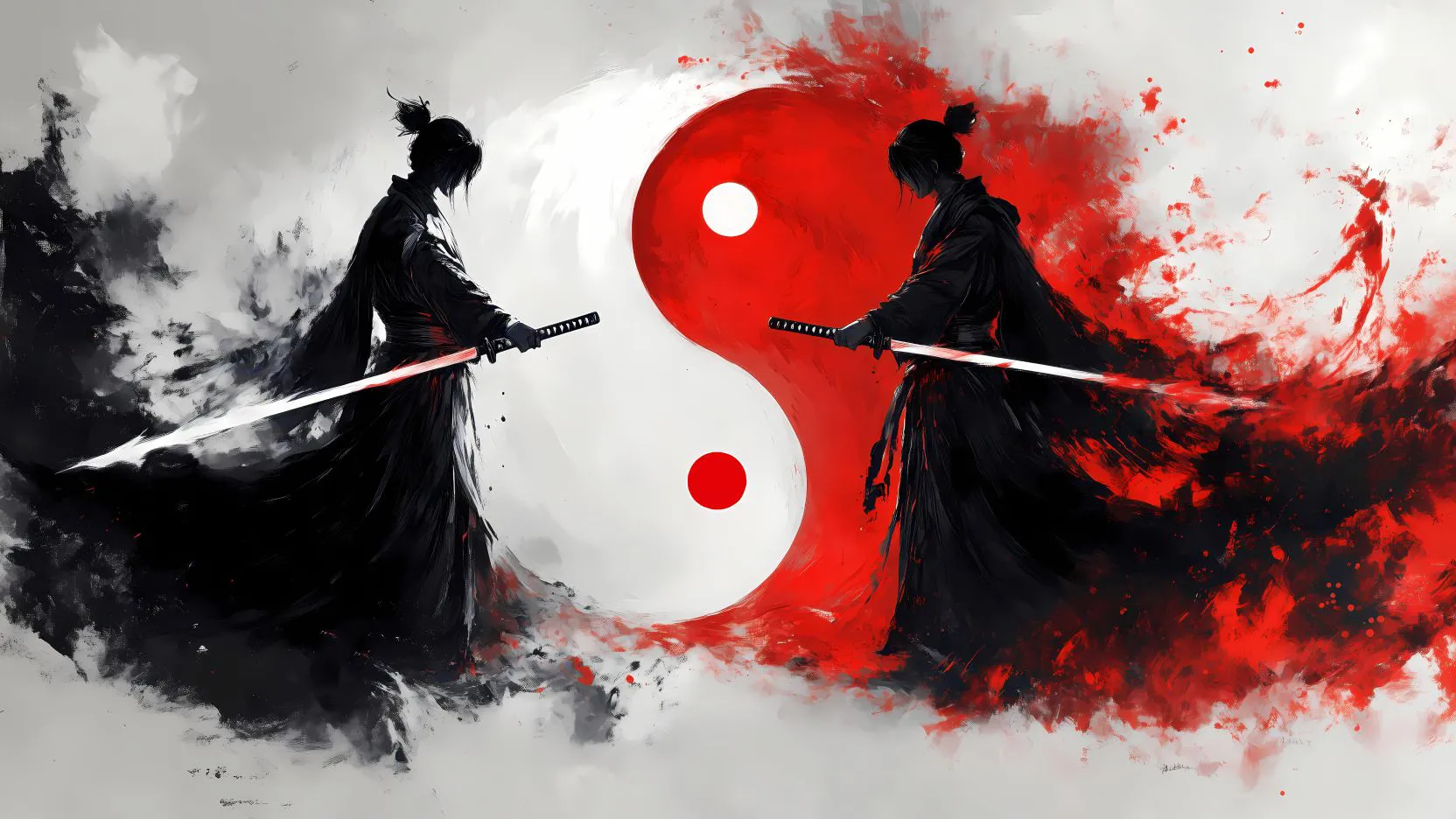 动漫 炫酷 战斗 插画 壁纸预览