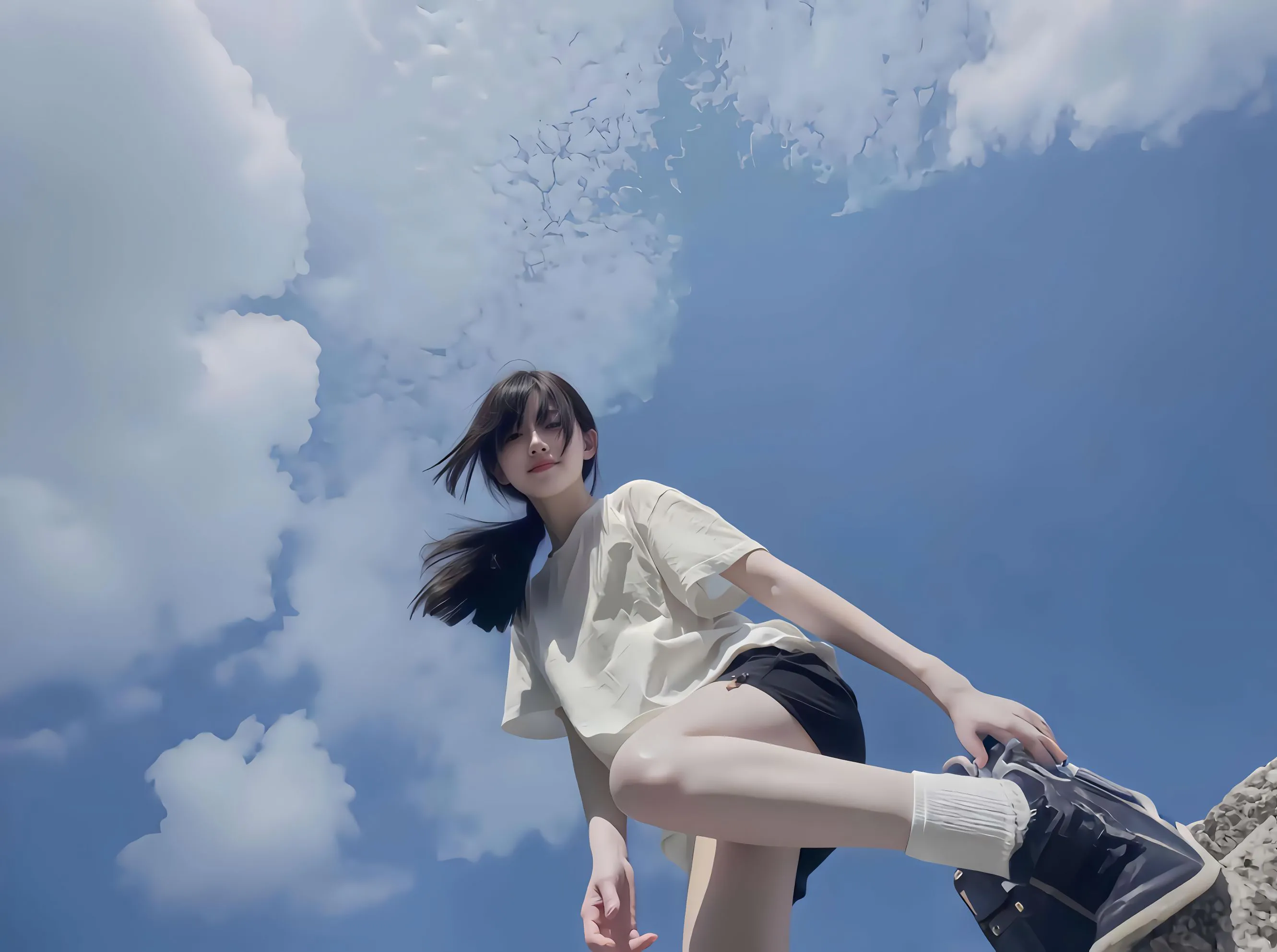 美女 高颜值 氛围感写真 开朗 壁纸预览