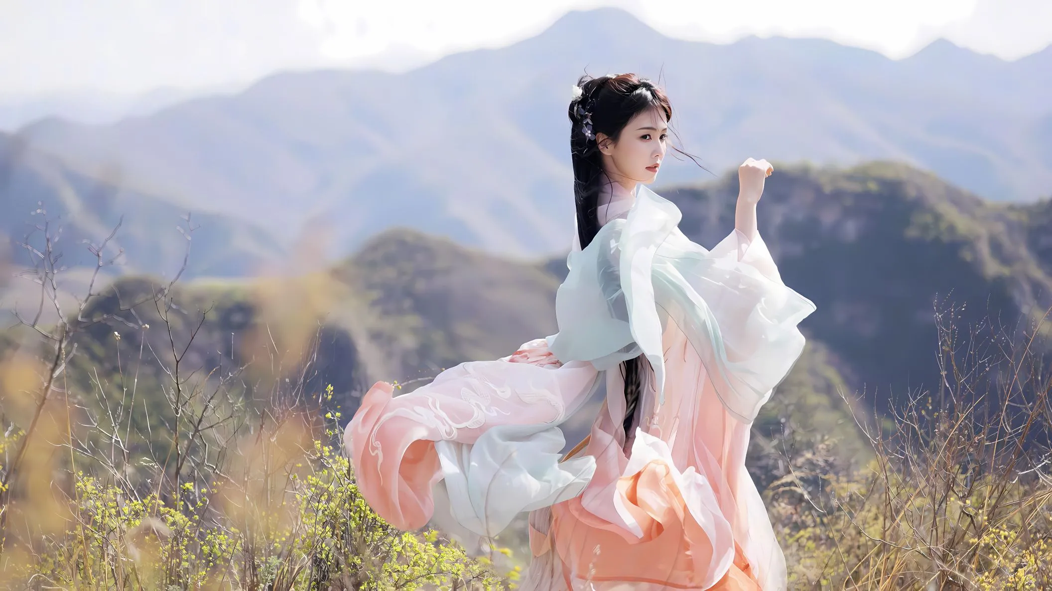 美女 高颜值 写真 高级感 白鹿 壁纸预览