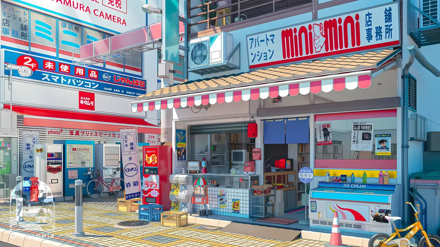 ins风 解忧杂货店 小清新 壁纸预览