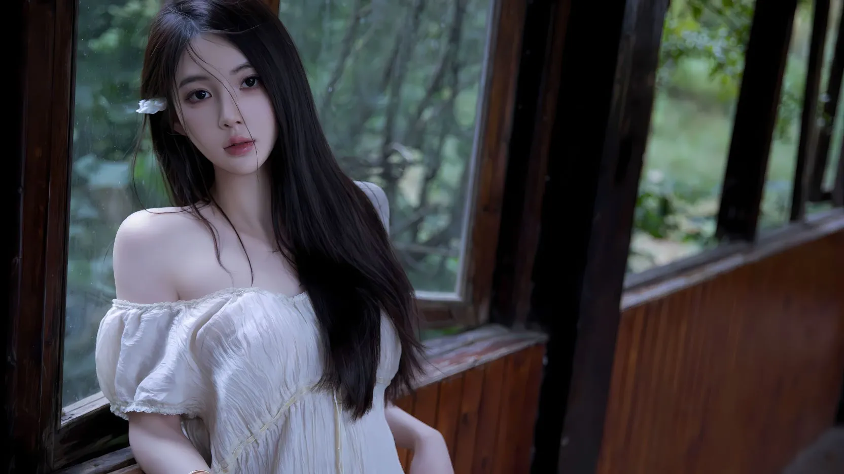 美女 高颜值 清冷美女 氛围感 氛围感写真 壁纸预览