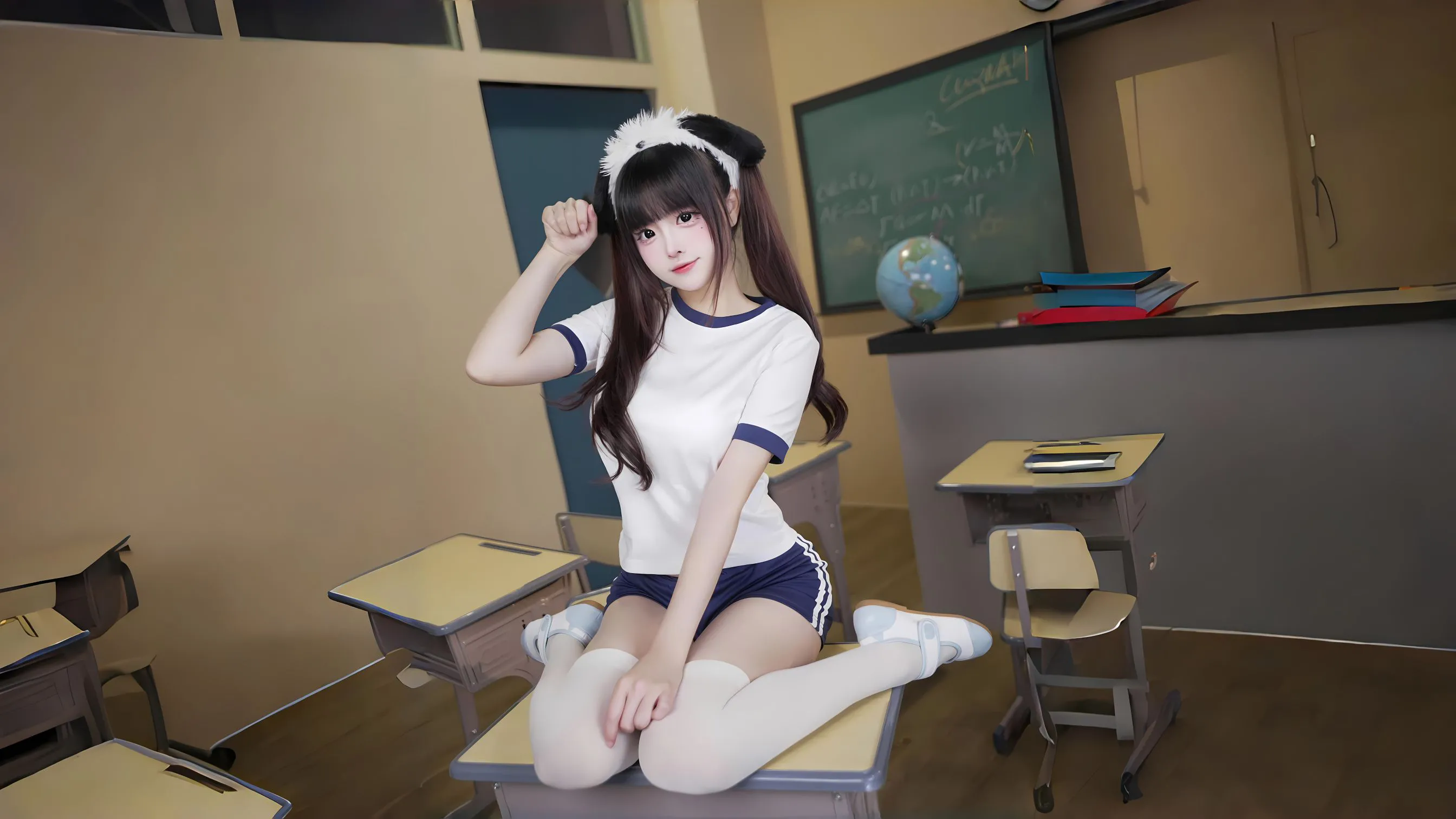 美女 高颜值 唯美 氛围感 校园 壁纸预览