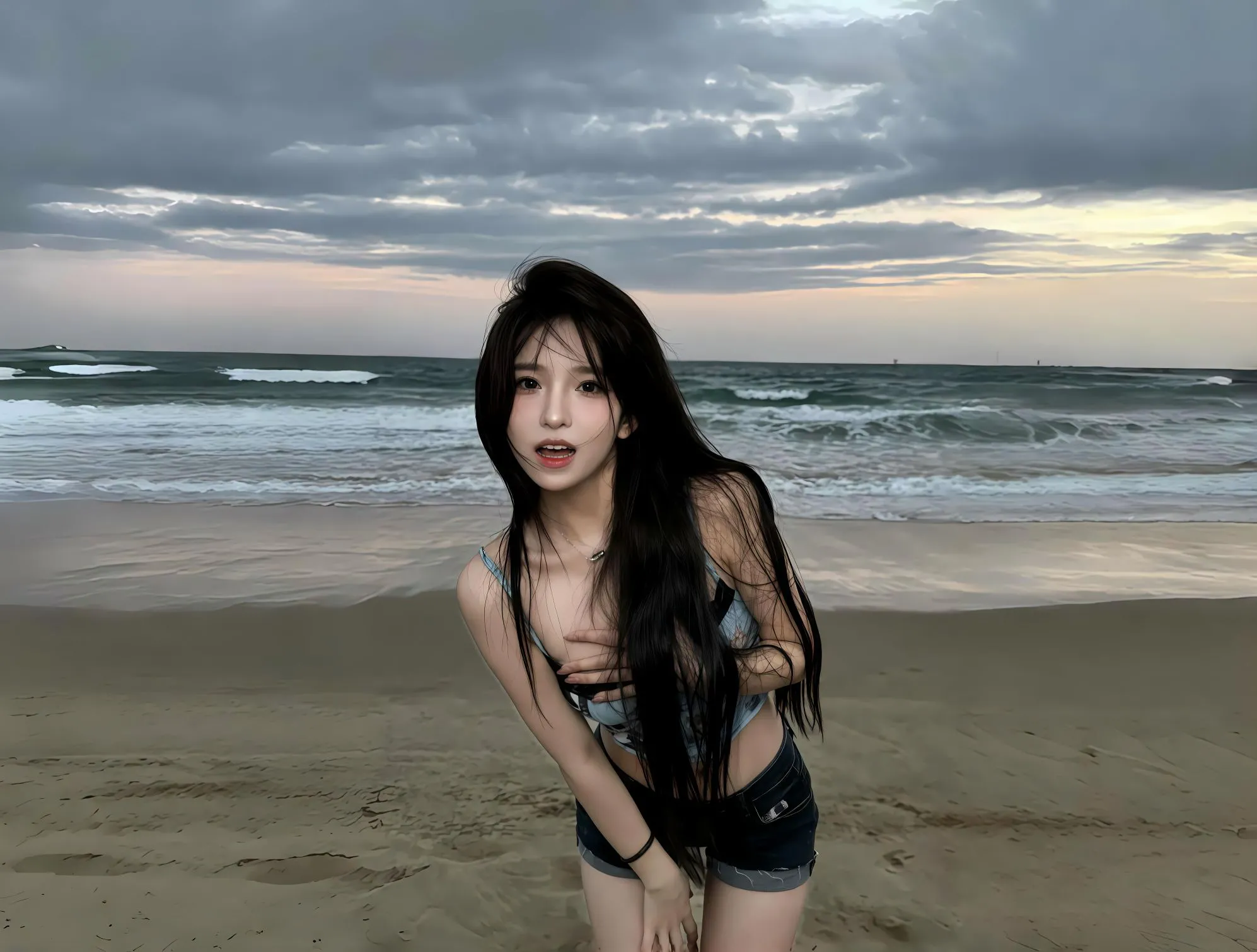 美女 高颜值 氛围感 氛围感写真 壁纸预览