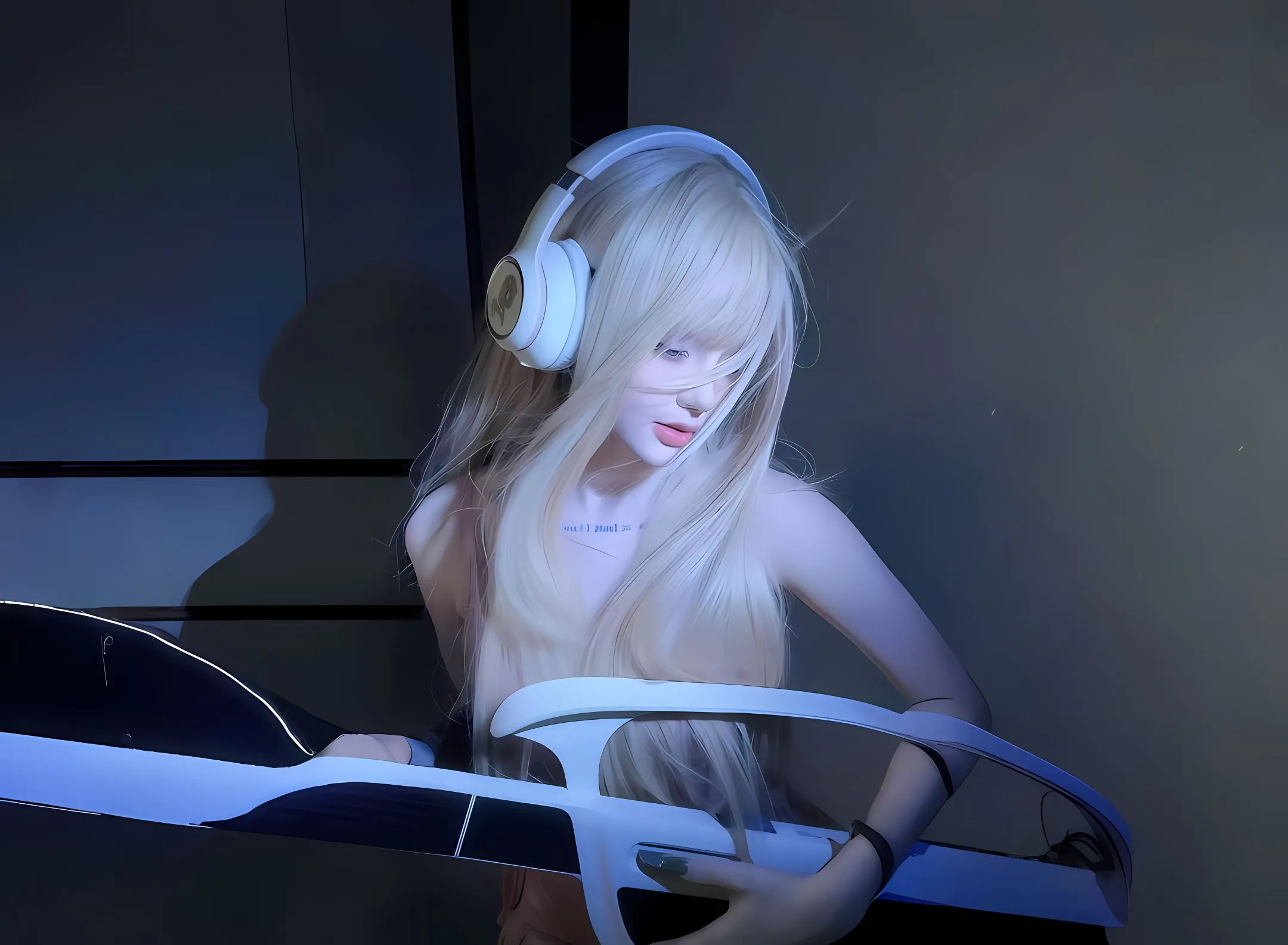 美女 写真 氛围感 清冷美女 高级感 壁纸预览