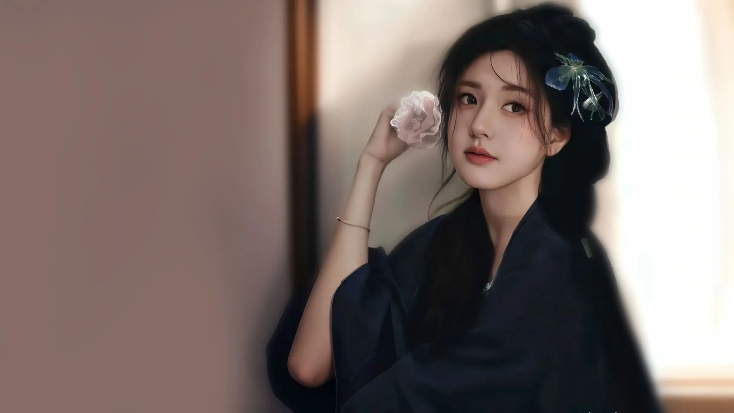 美女 写真 氛围感 清冷美女 高级感 赵露思 壁纸预览