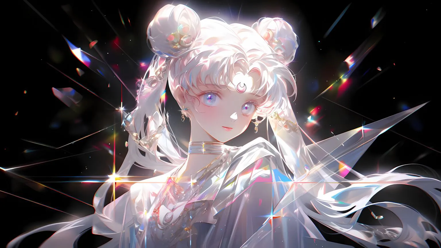 动漫 美少女 甜美 AI 绝美 壁纸预览