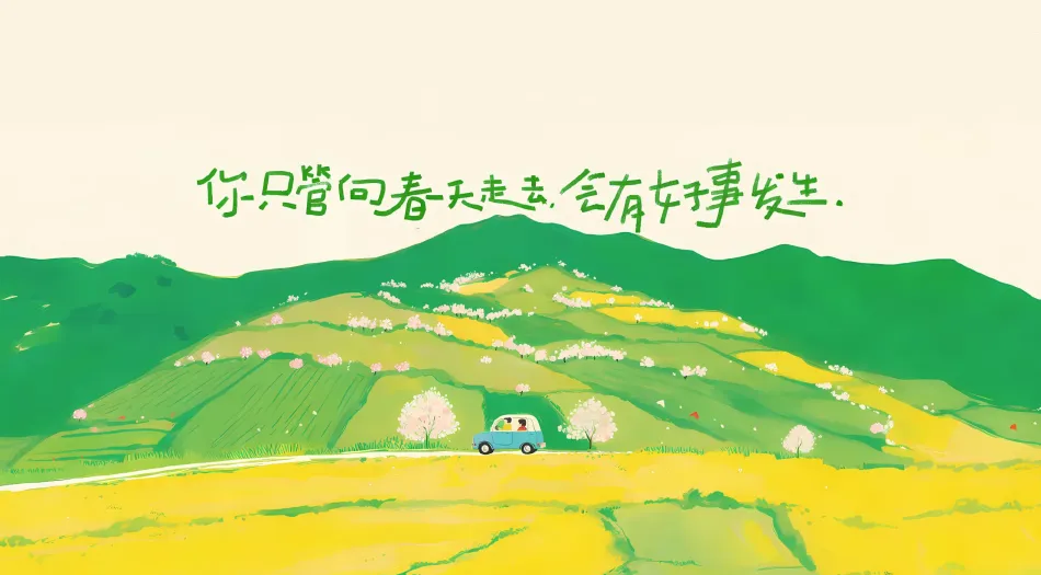 励志(分类),春天,简约,手绘,文字 壁纸预览