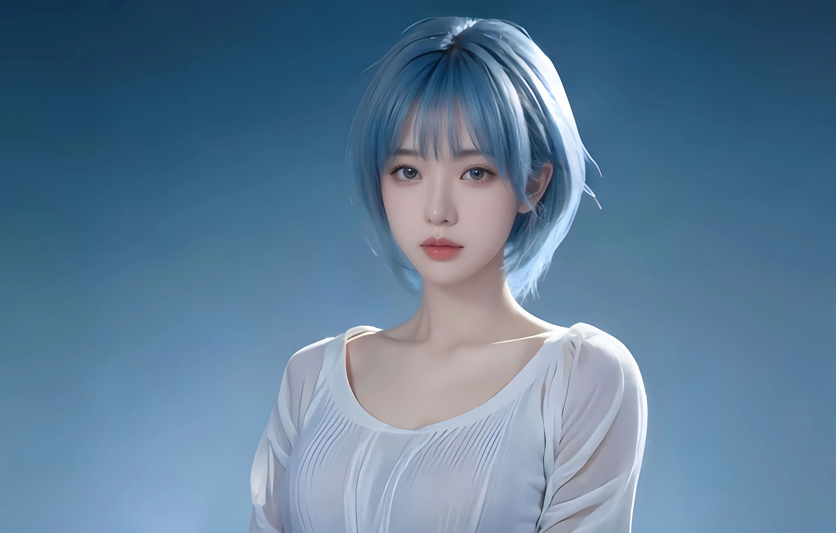 动漫 元气少女 清冷美女 二次元 高颜值 壁纸预览