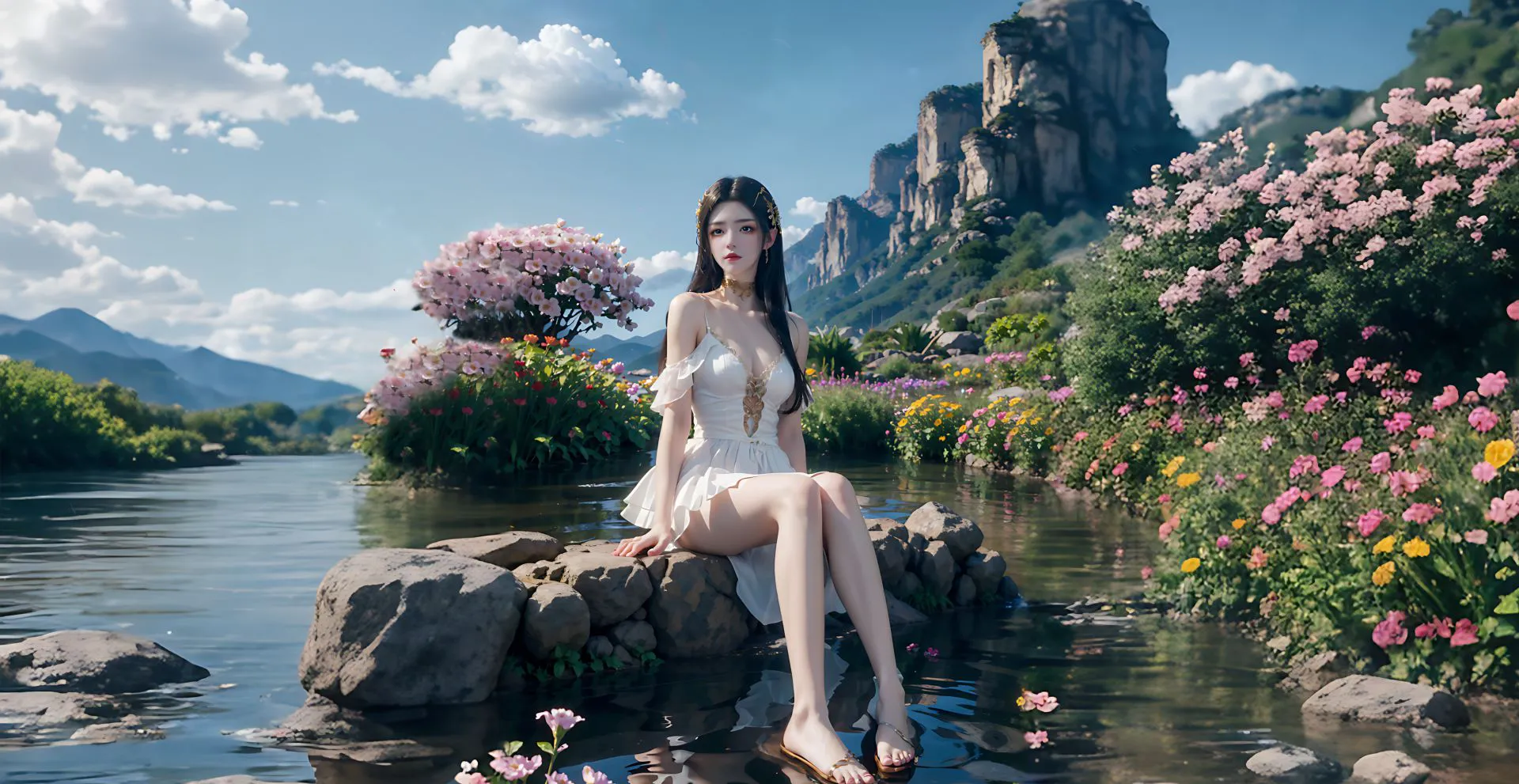 动漫 元气少女 动漫少女 AI 美人 壁纸预览