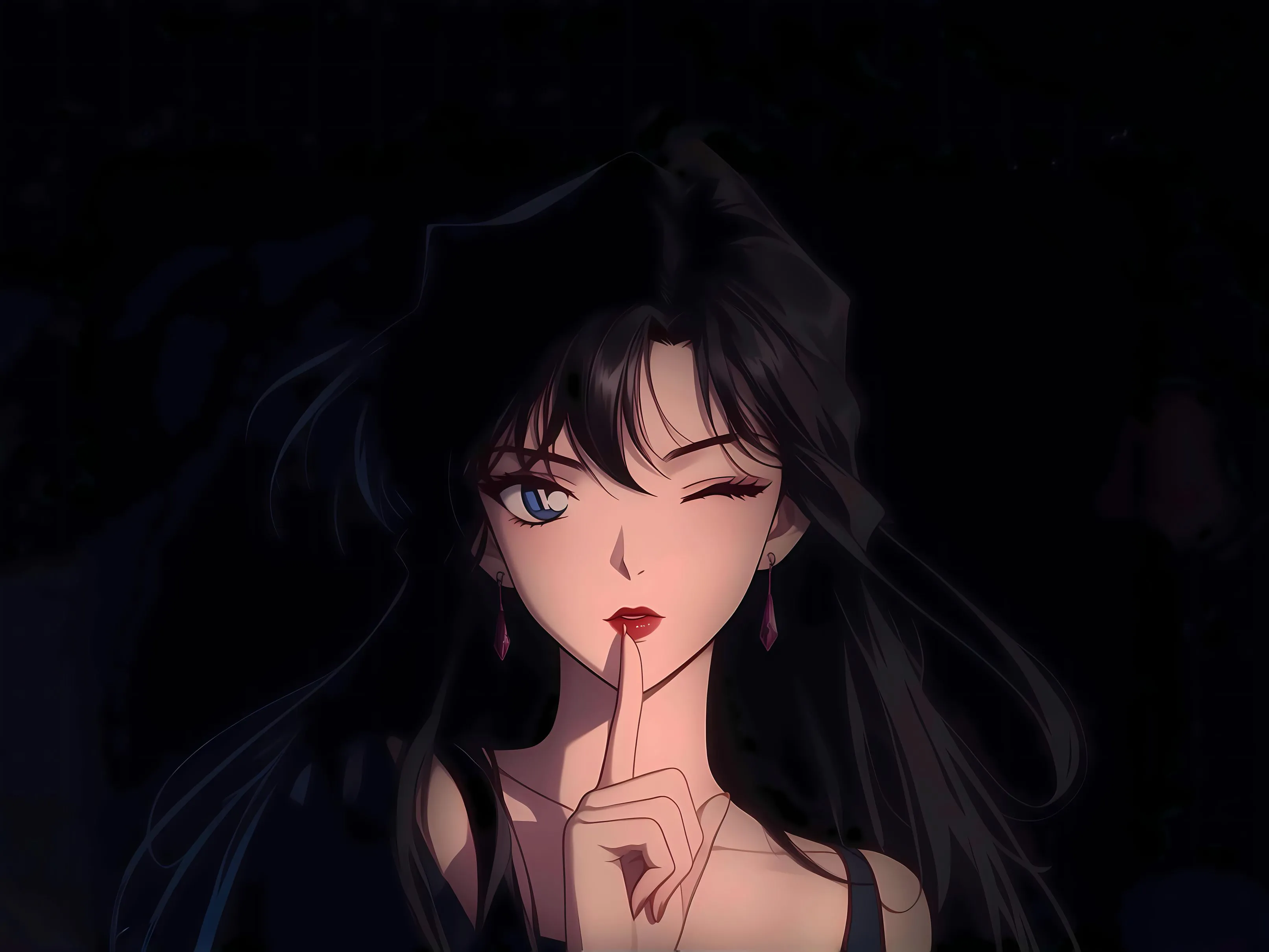 动漫 二次元 名侦探柯南 黑发少女 壁纸预览