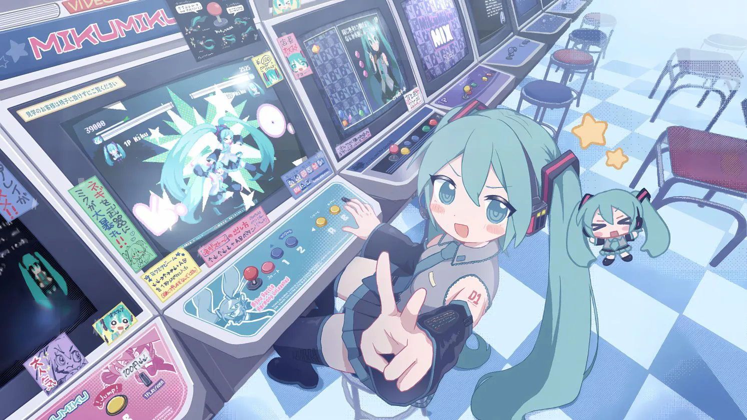 动漫 二次元 初音未来 少女 壁纸预览