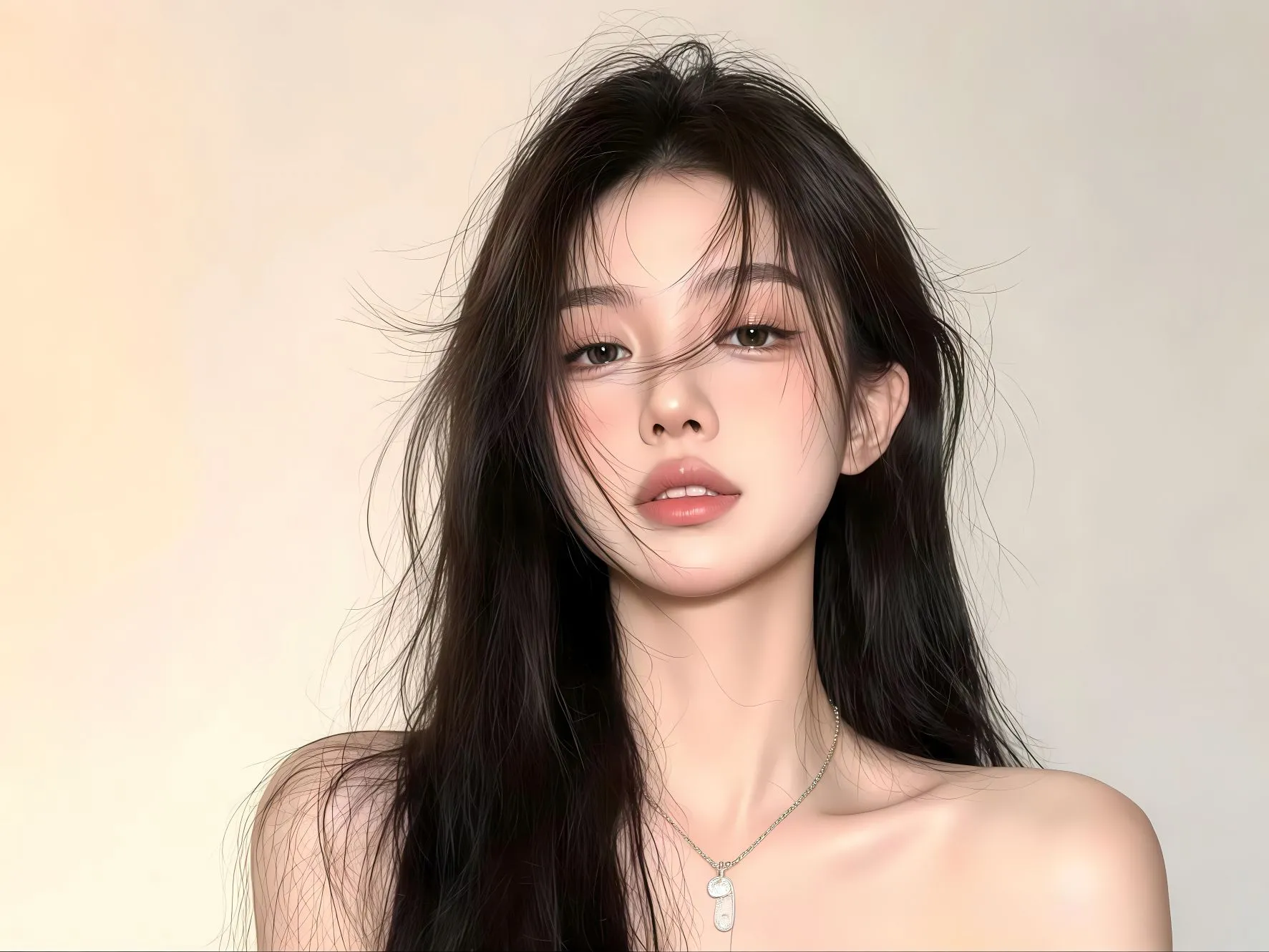 美女 氛围感 绝美 青春 清纯少女 壁纸预览