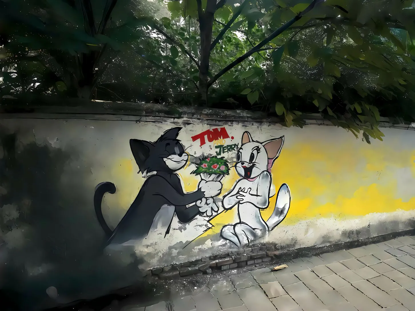 动画 猫和老鼠 杰瑞 猫少女 卡通 壁纸预览