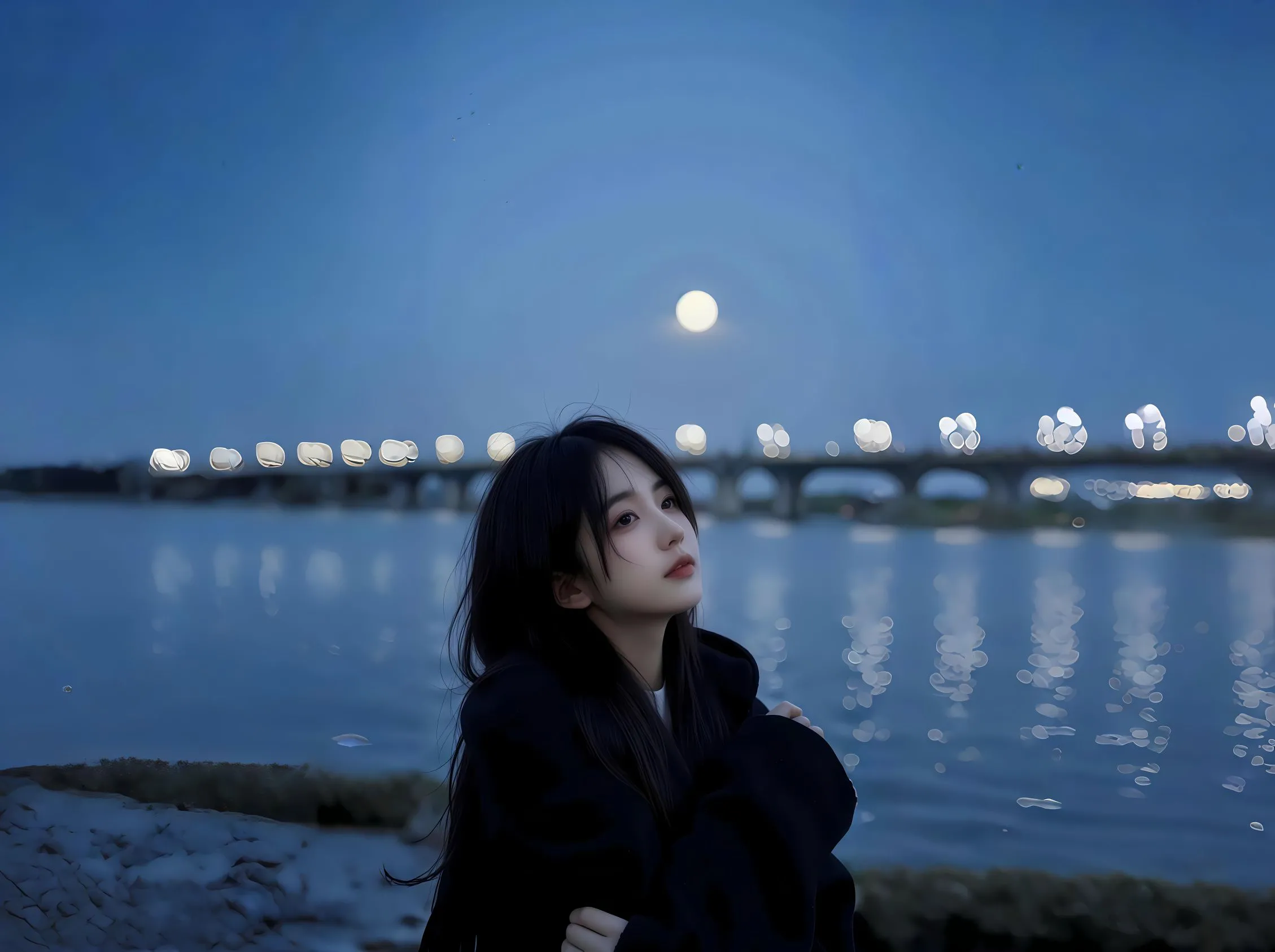 高颜值 氛围 好看 美女 壁纸预览