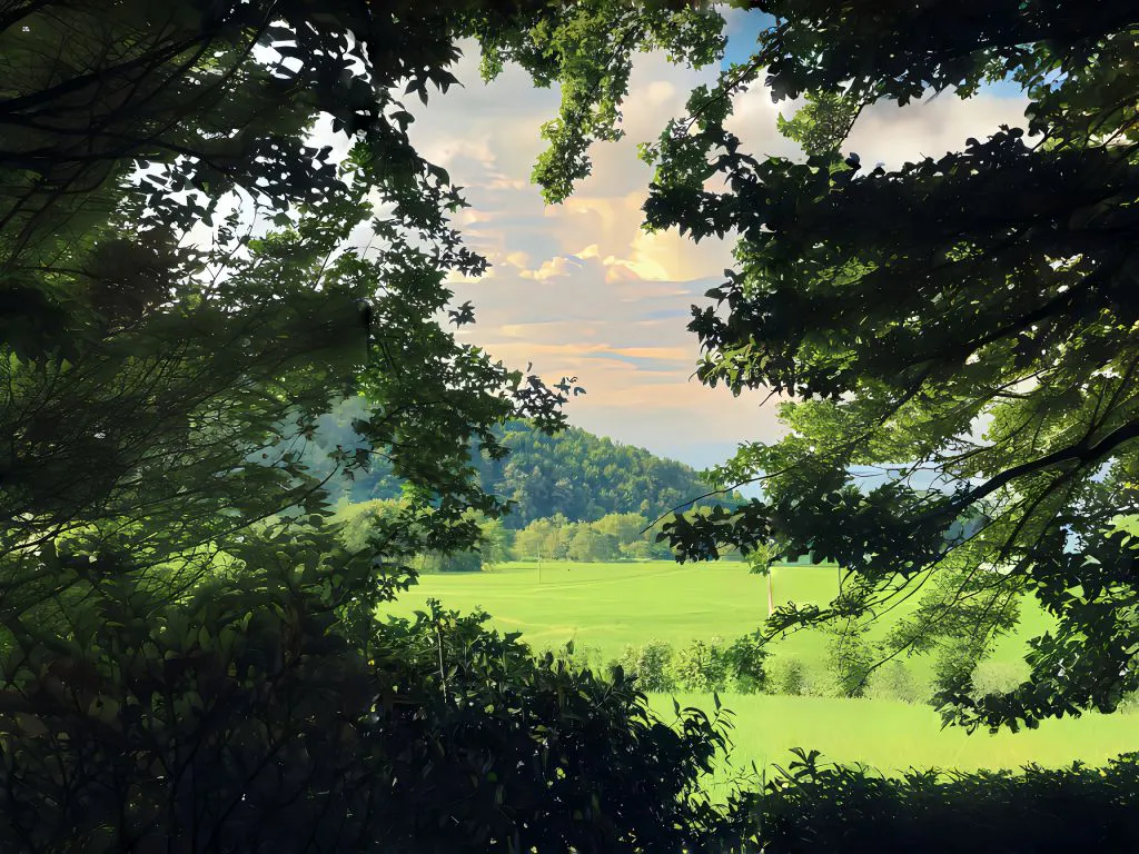 ins风 风景 绿色 护眼 大自然 壁纸预览