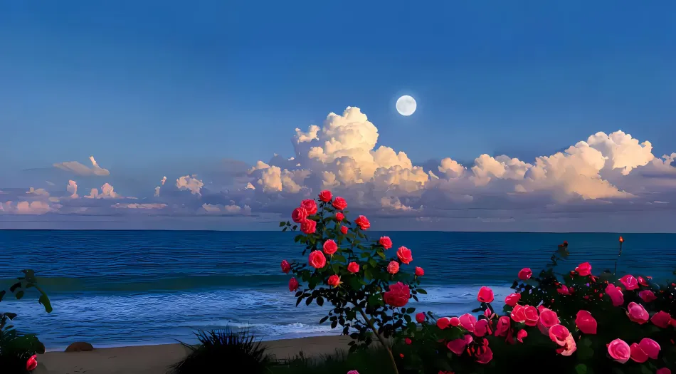 海边,绝美,氛围感,花卉,风景(分类) 壁纸预览