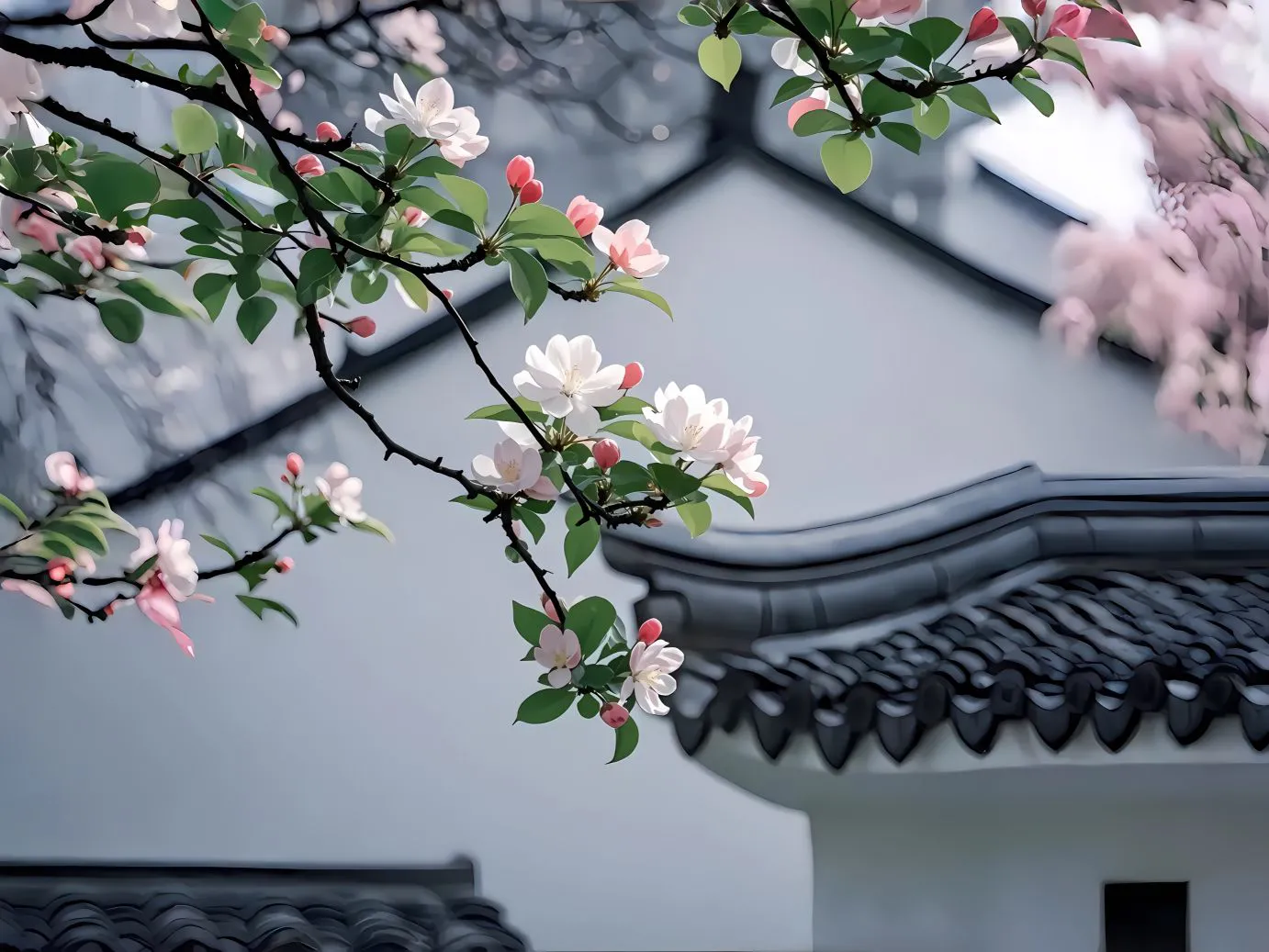 花卉 古风 古代建筑 简约 风景 壁纸预览