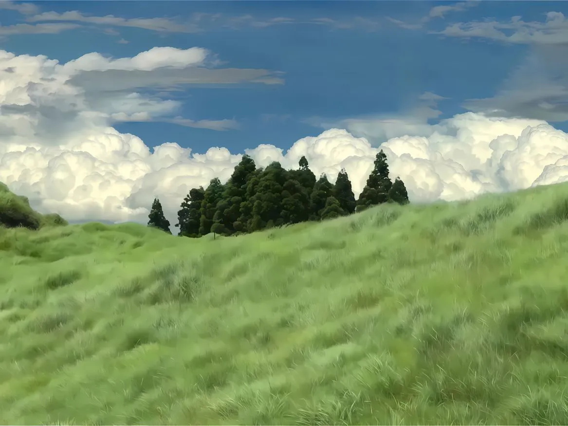 绿色系 草地 护眼 大自然 风景 壁纸预览