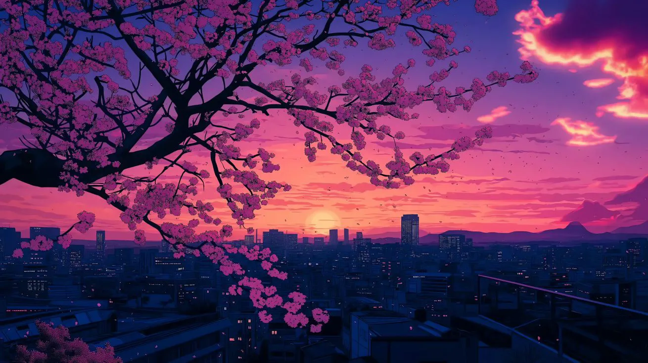 ins风 风景 插画 唯美 植物 花 壁纸预览