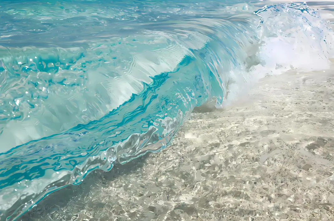 风景 海浪 蓝色 清透 简约 壁纸预览