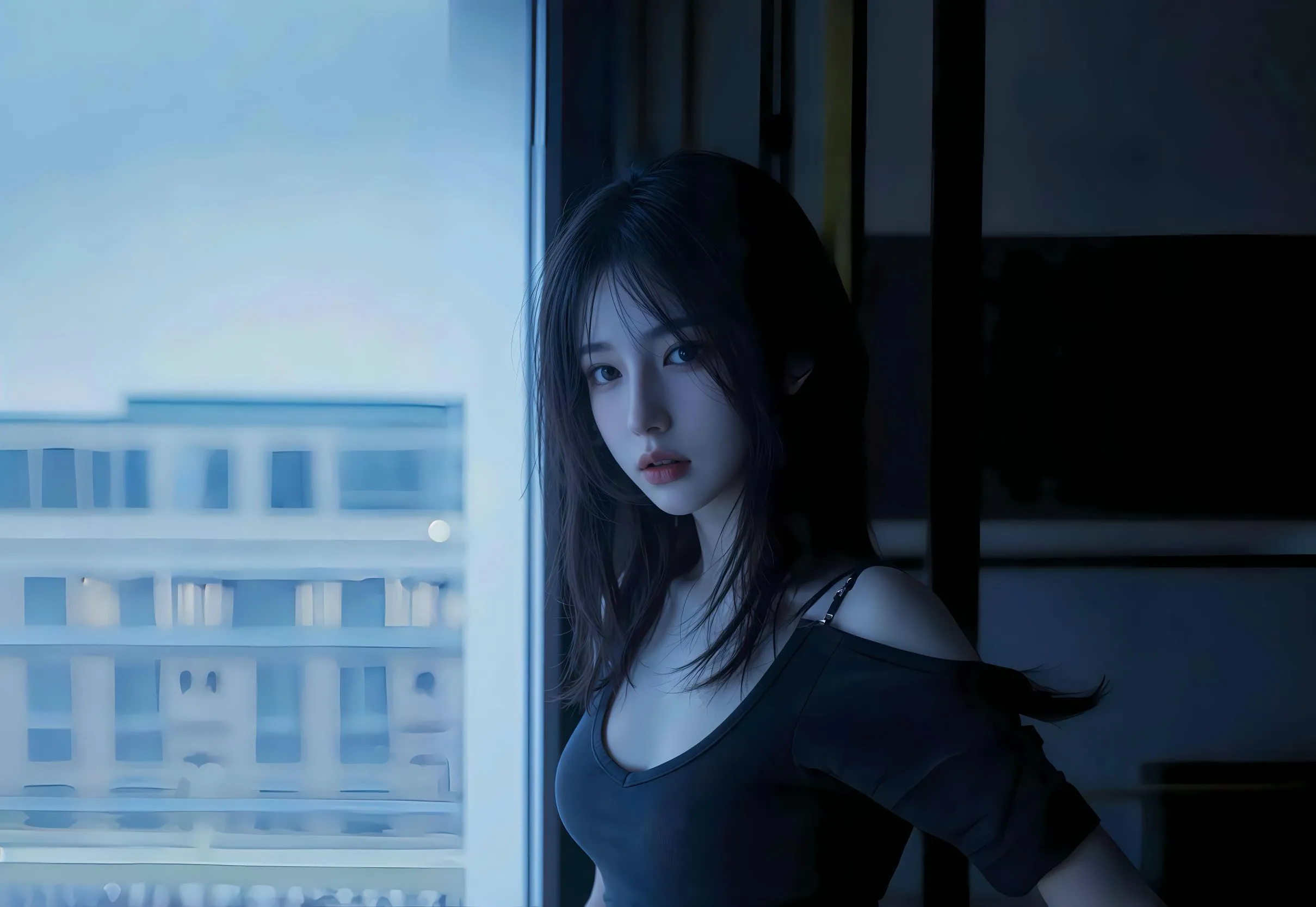 美女 高颜值 氛围 写真 高级 壁纸预览