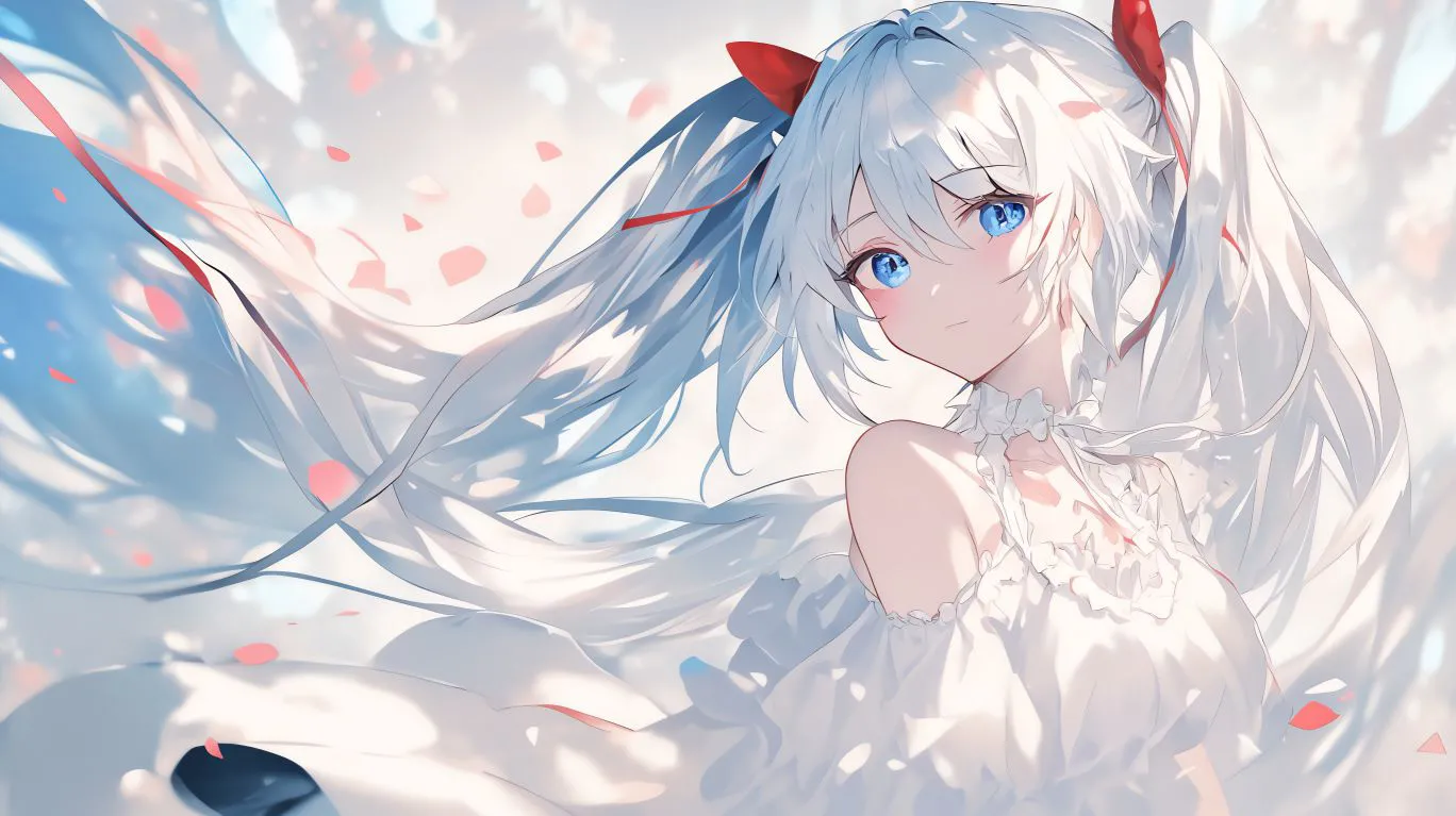 动漫 二次元 初音未来 长发少女 清纯少女 壁纸预览