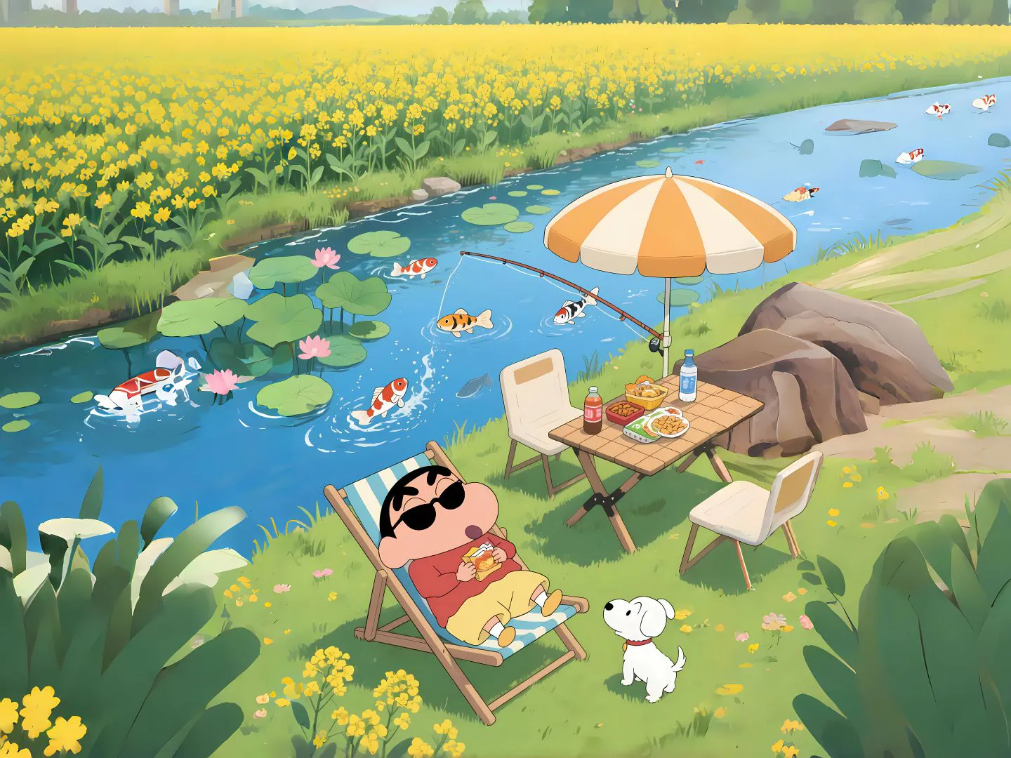 可爱 治愈 蜡笔小新 动画 卡通 壁纸预览