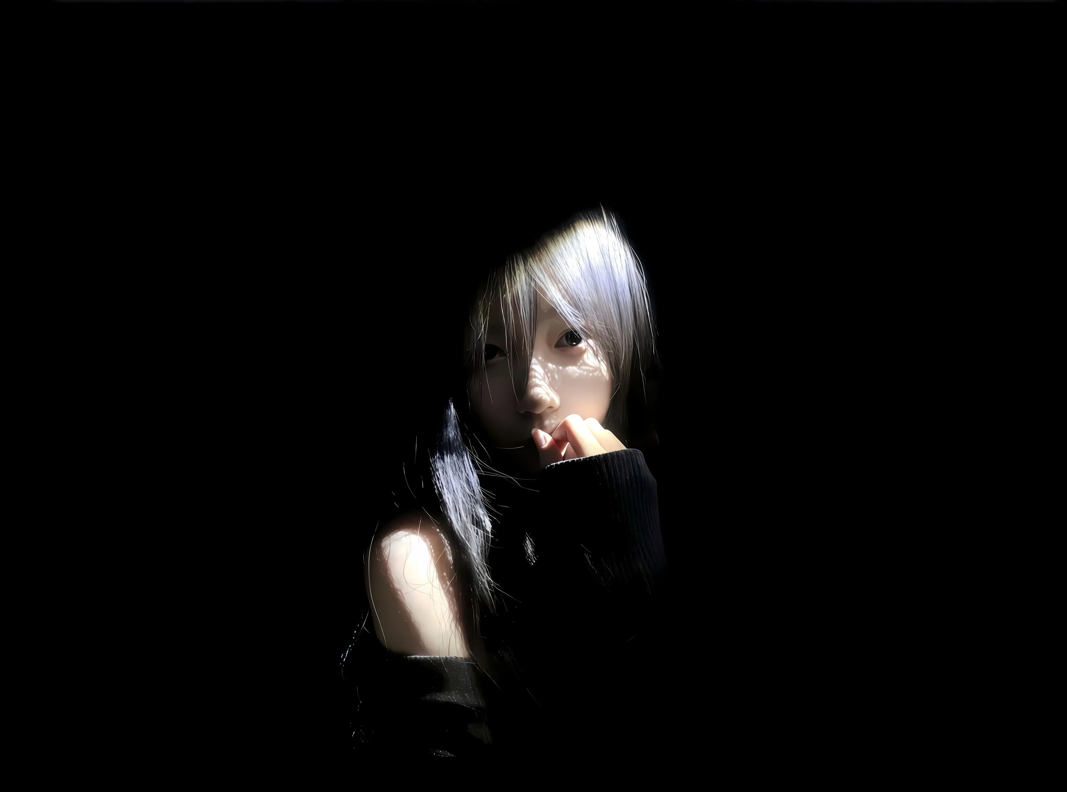 美女 高颜值 夜晚 氛围 壁纸预览