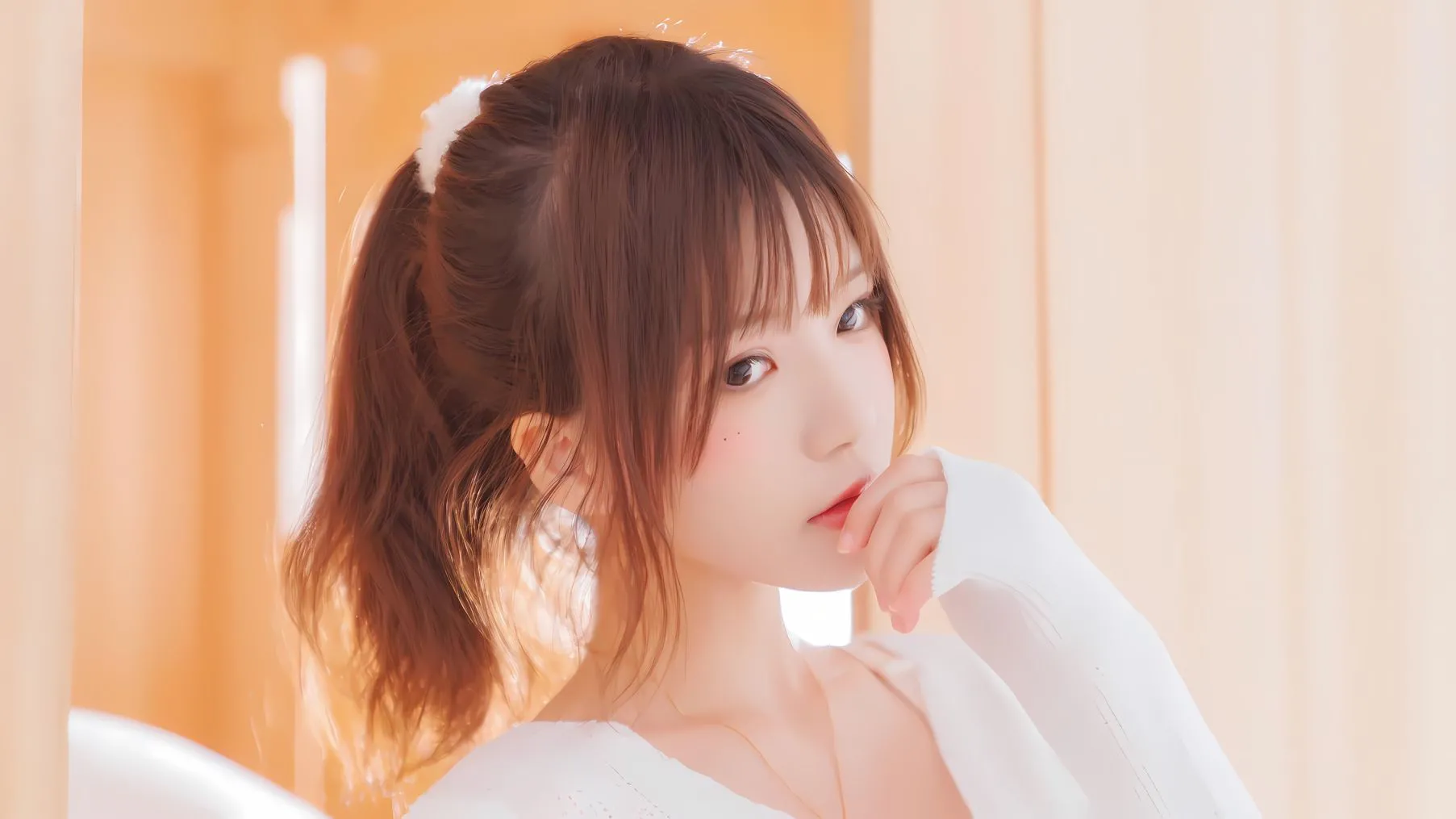 高颜值 美女 短发少女 可爱 美人 壁纸预览
