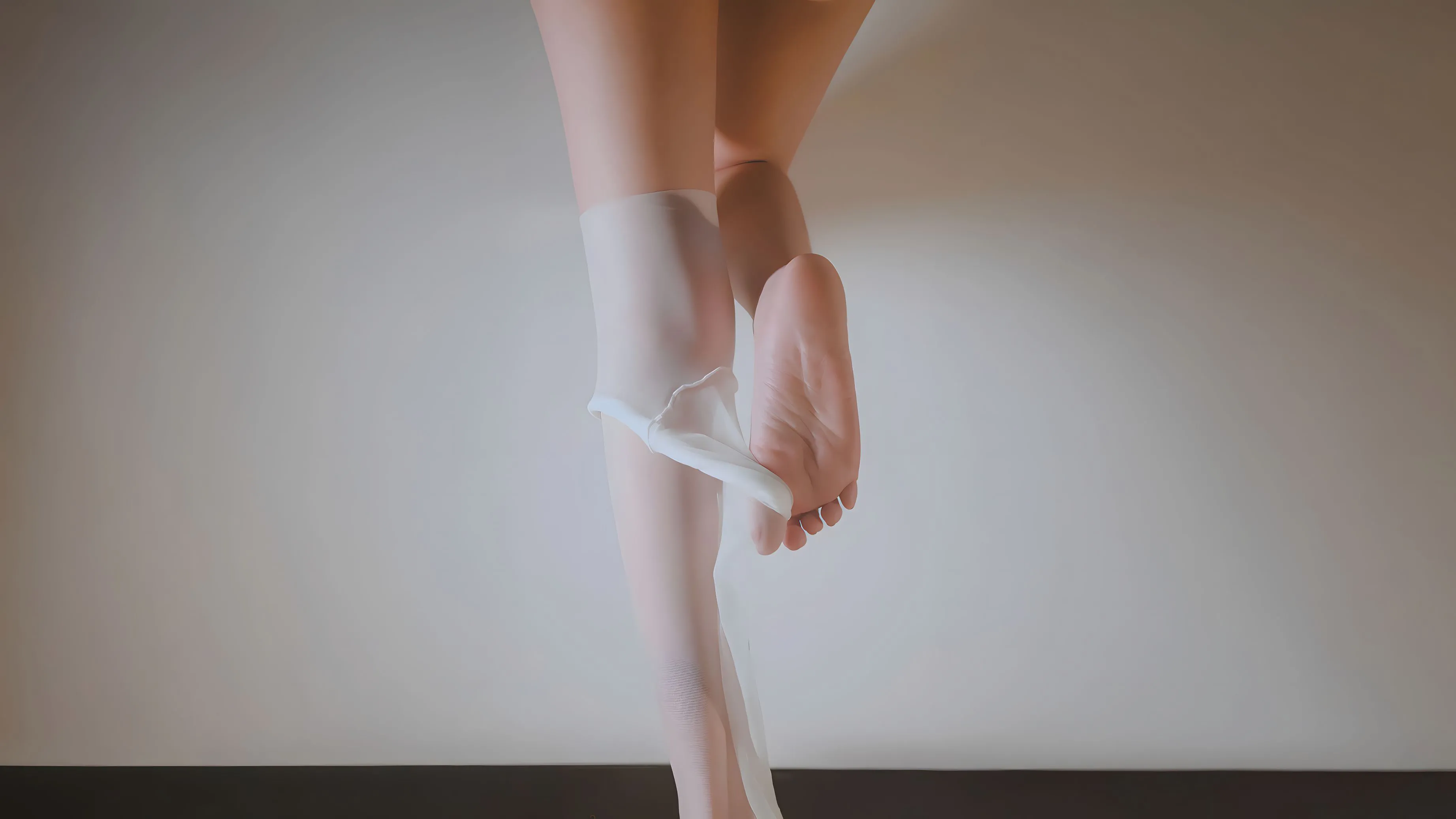 高颜值 美女 白丝袜 腿 性感 壁纸预览