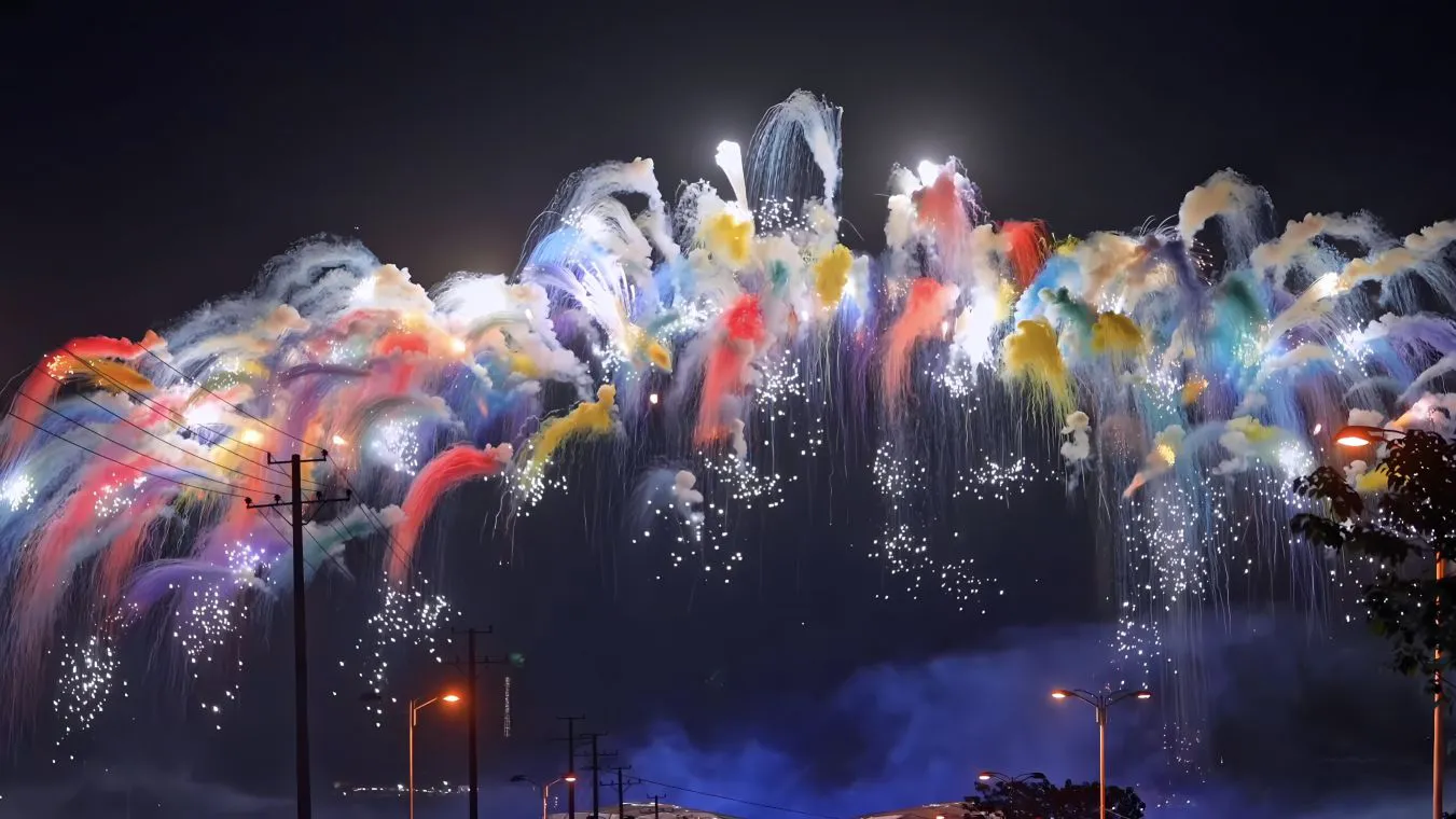 绚烂 烟花 夜幕 浪漫 风景 壁纸预览