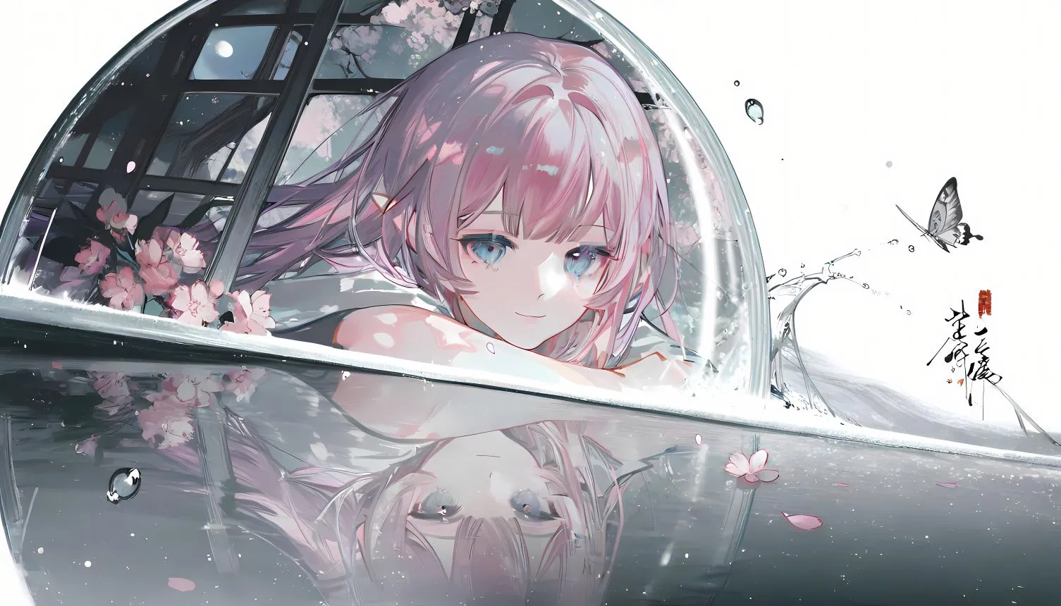 动漫 二次元 少女 樱花 绝美 壁纸预览