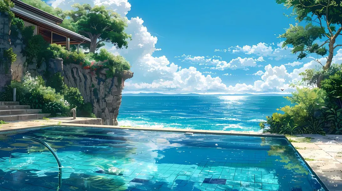 风景 小清新 大自然 蓝色 壁纸预览